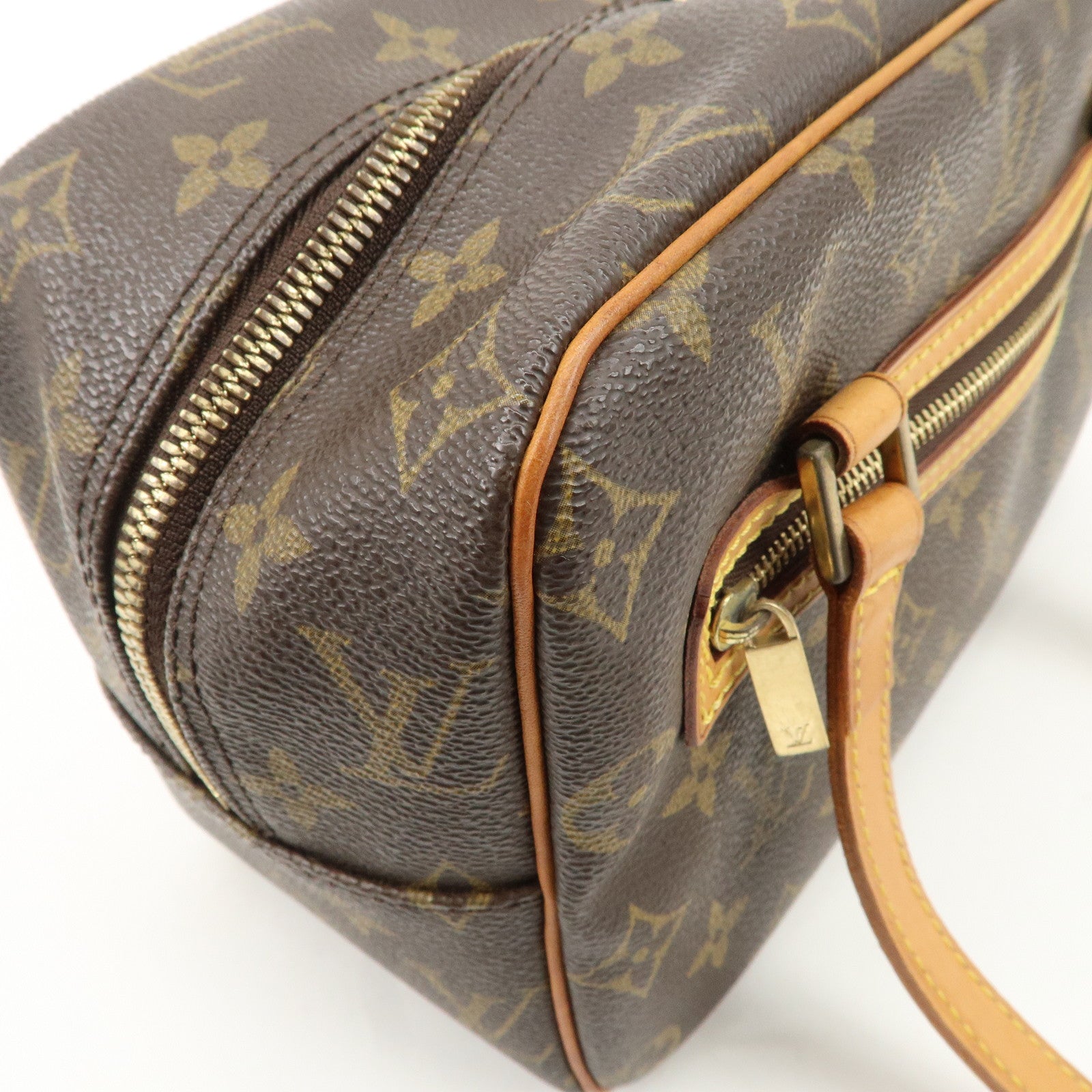 Louis Vuitton Monogram Cite MM Shoulder Bag Hand Bag M51182 Used