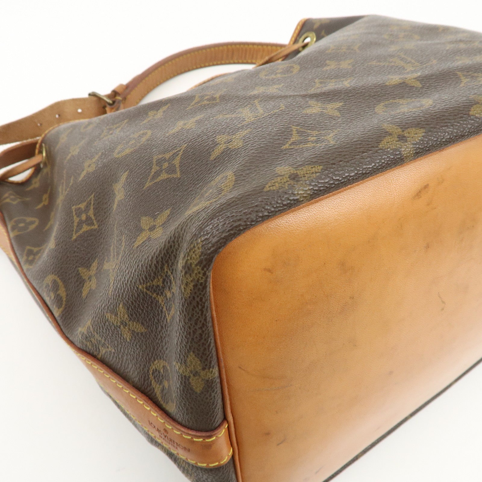 Louis Vuitton Monogram Petit Noe Shoulder Bag Brown M42226 Used