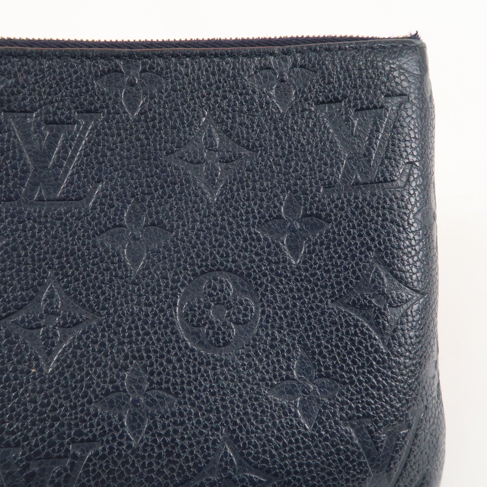 Louis Vuitton Monogram Empreinte Pochette Double Zip M63916