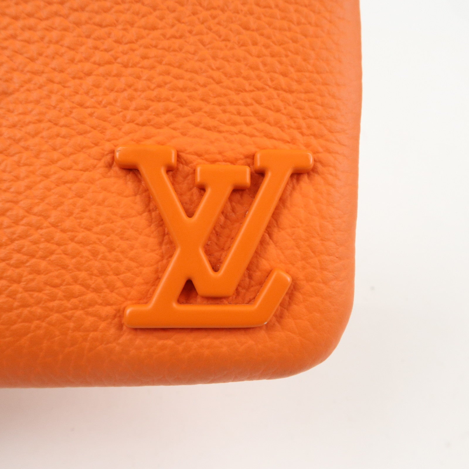 Louis Vuitton Aerogram Pochette Cles Coin Case Orange M81032