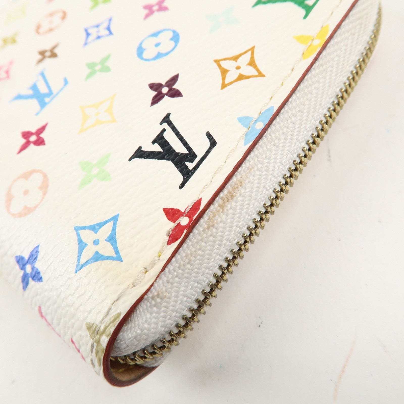 Louis Vuitton Monogram Multi Color Agenda Mini Zippe R21046