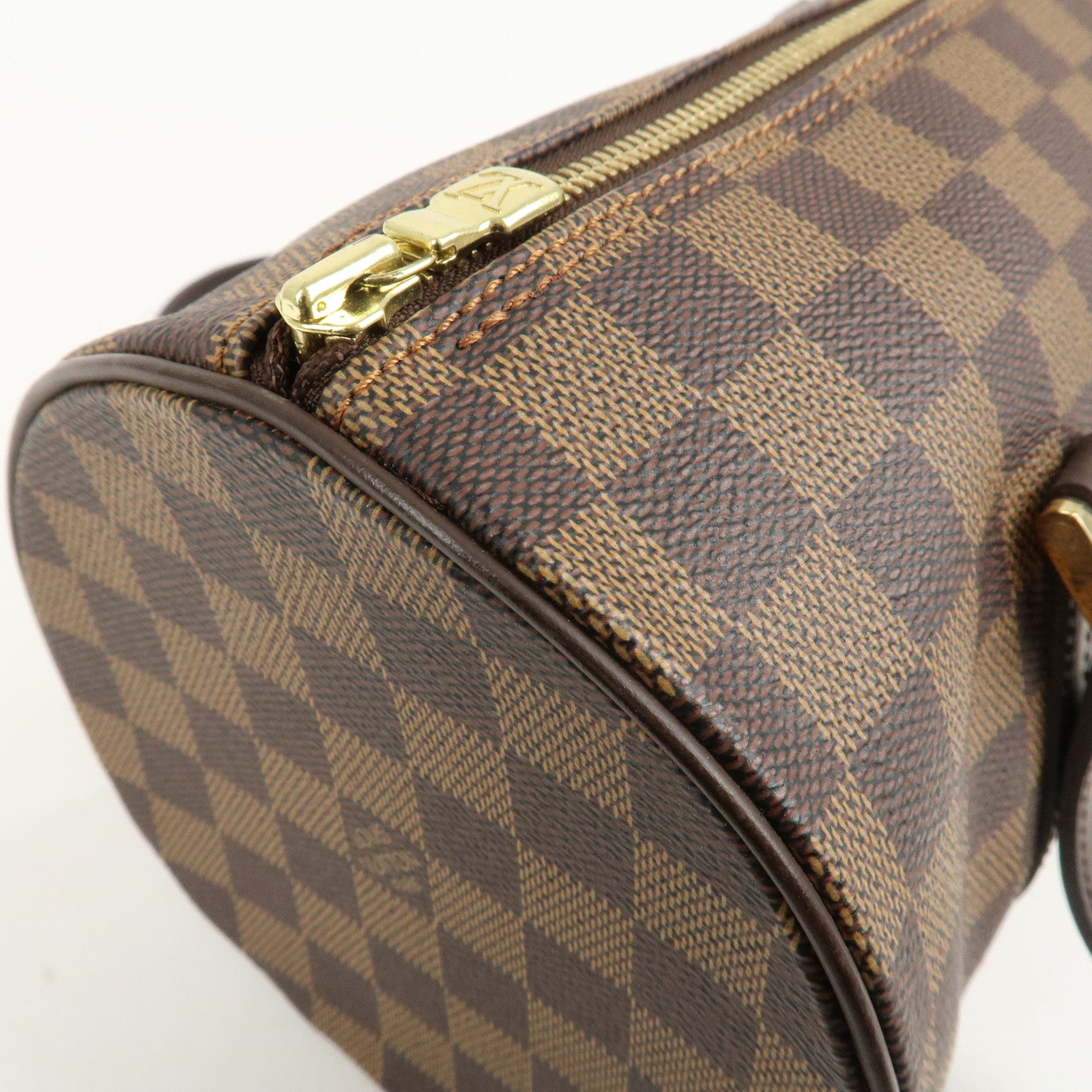 Louis Vuitton Damier Ebene Papillon 30 Hand Bag Brown N51303 Used