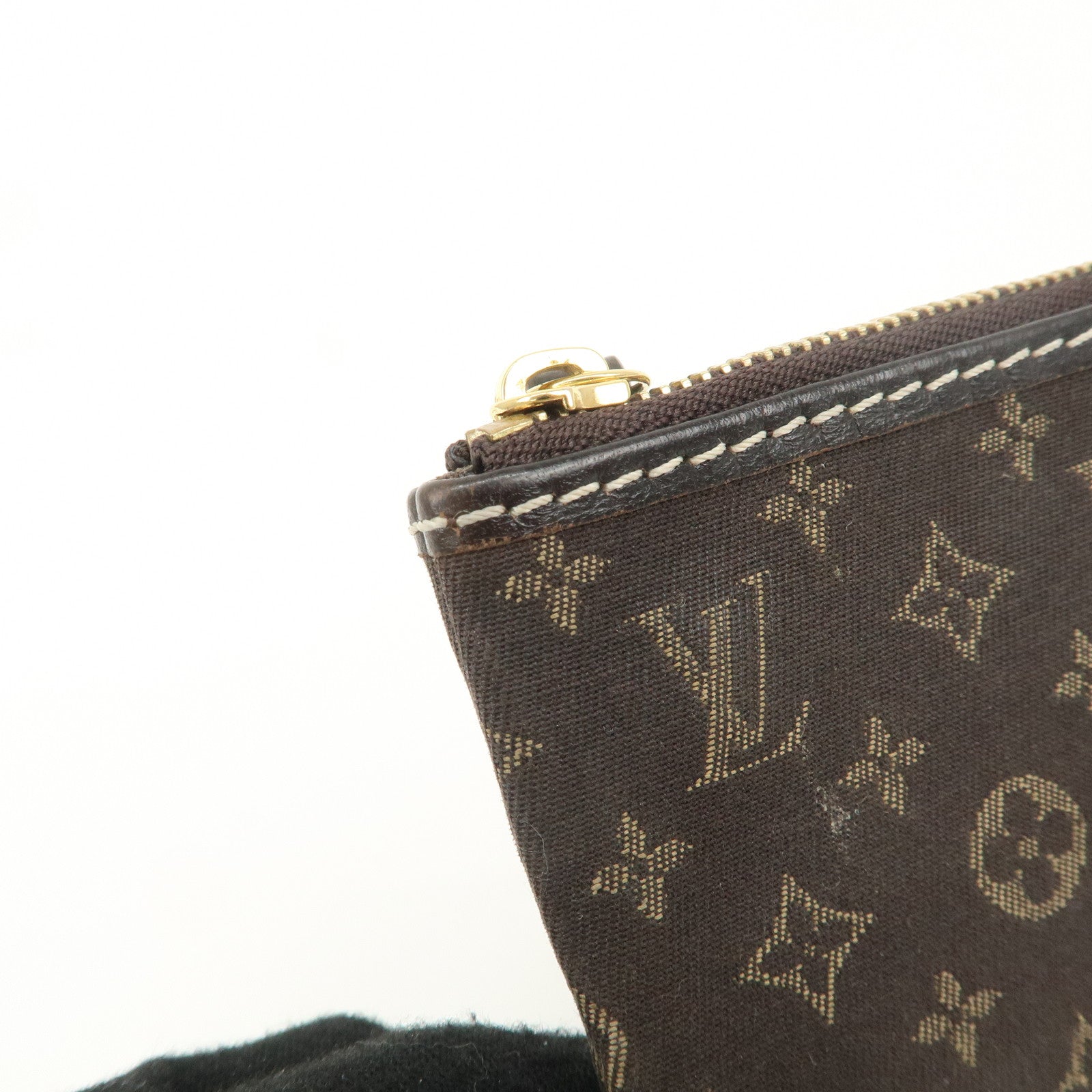 Louis Vuitton Monogram Mini Lin Pochette Cles Coin Case M95230