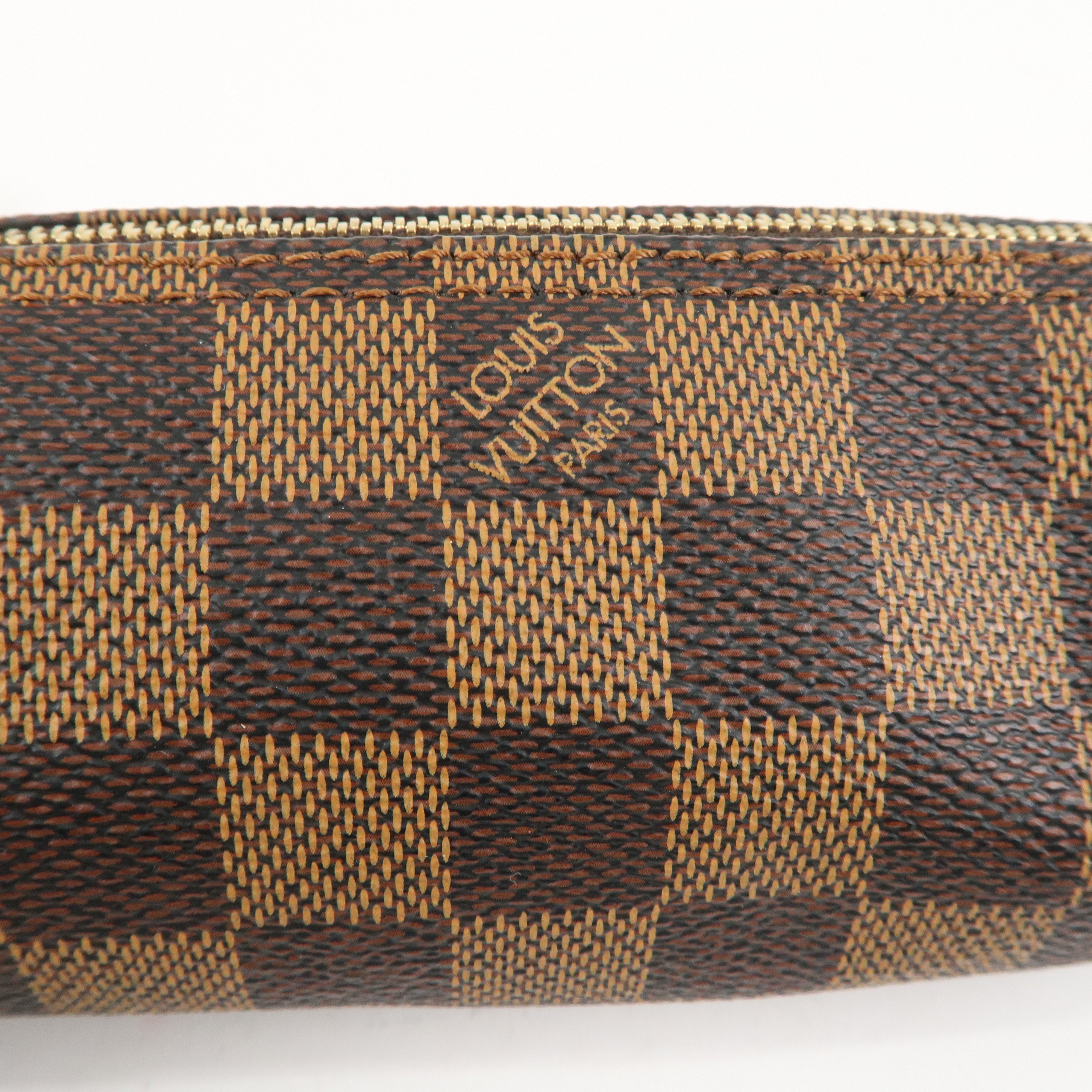 Louis Vuitton Damier Mini Pouch For Papillon Bag Brown