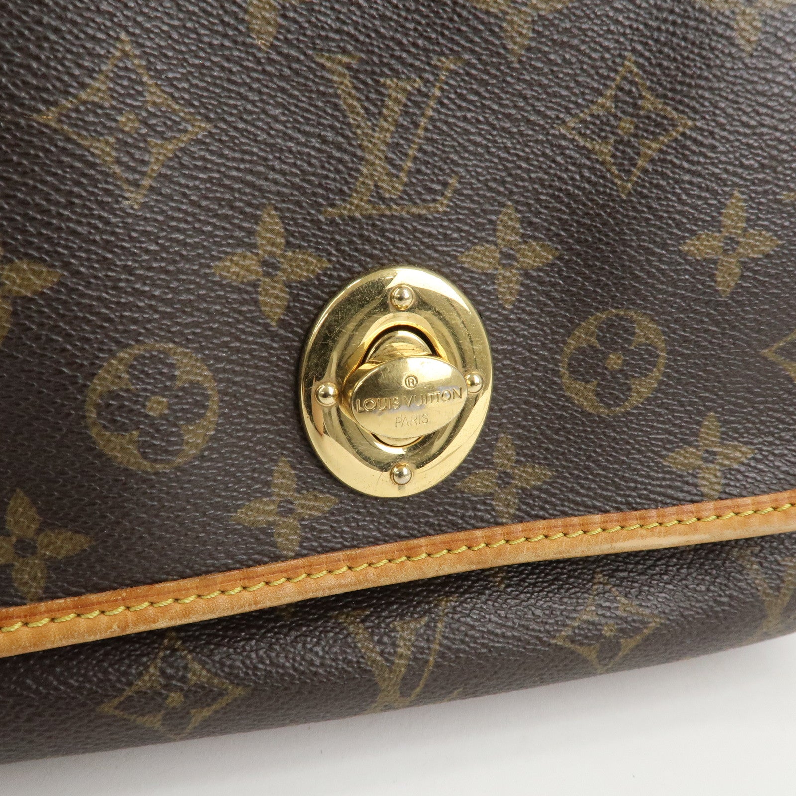 Louis Vuitton Monogram Tikal GM Shoulder Bag Hand Bag M40077