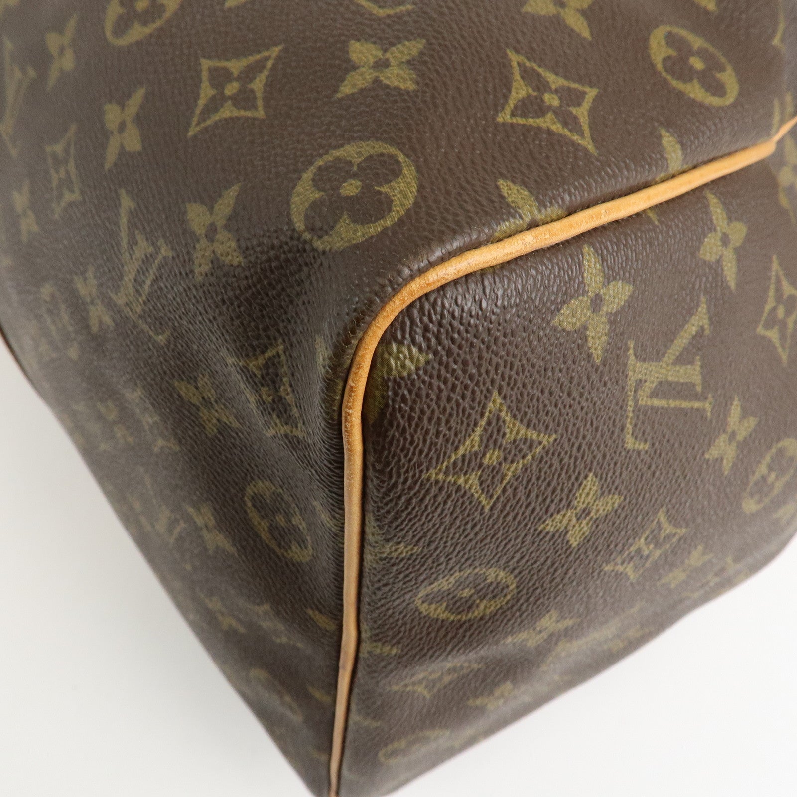 Louis Vuitton Monogram Keep All 50 Bag Boston Bag Brown M41426 Used