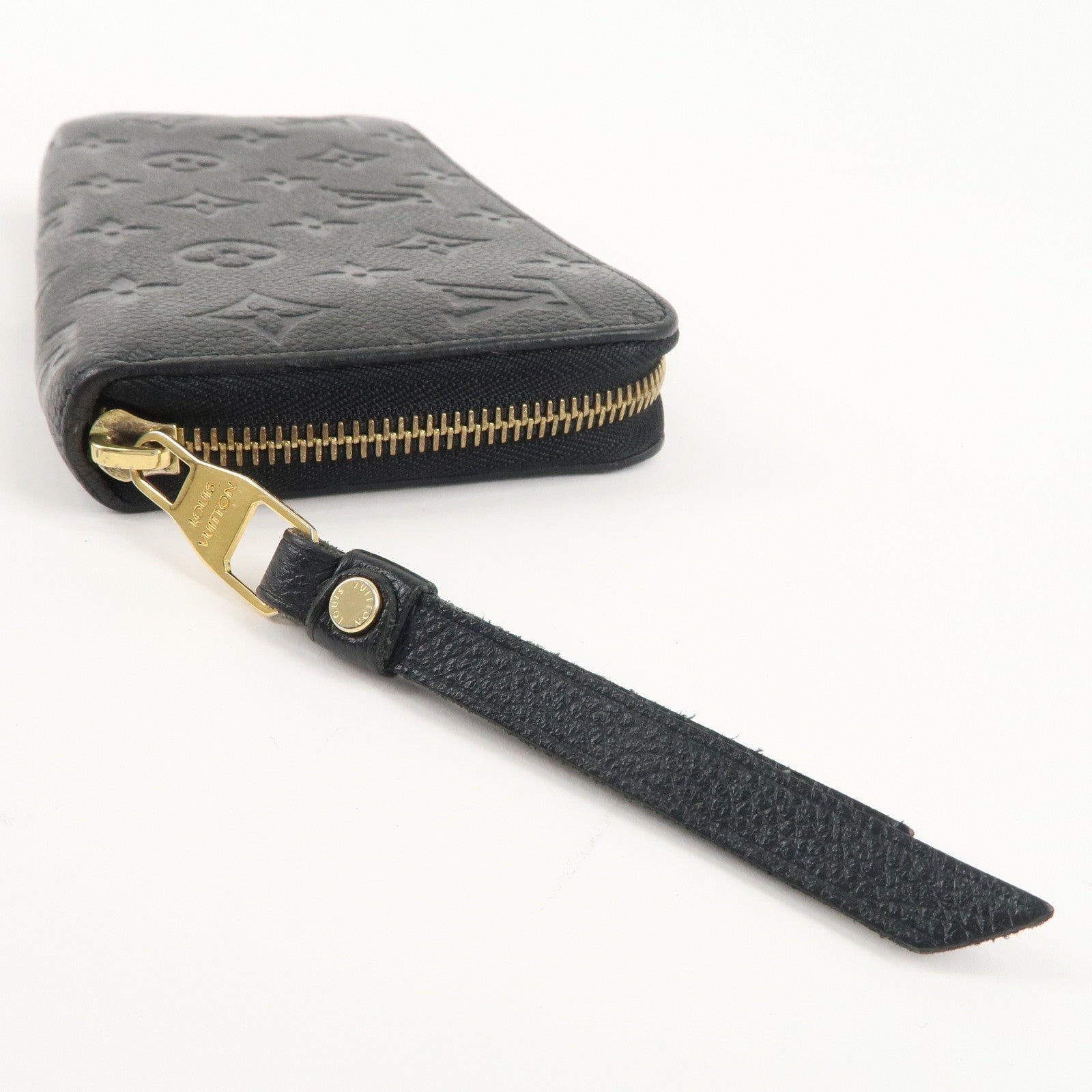 Louis Vuitton Monogram Empreinte Zippy Wallet Noir M61864