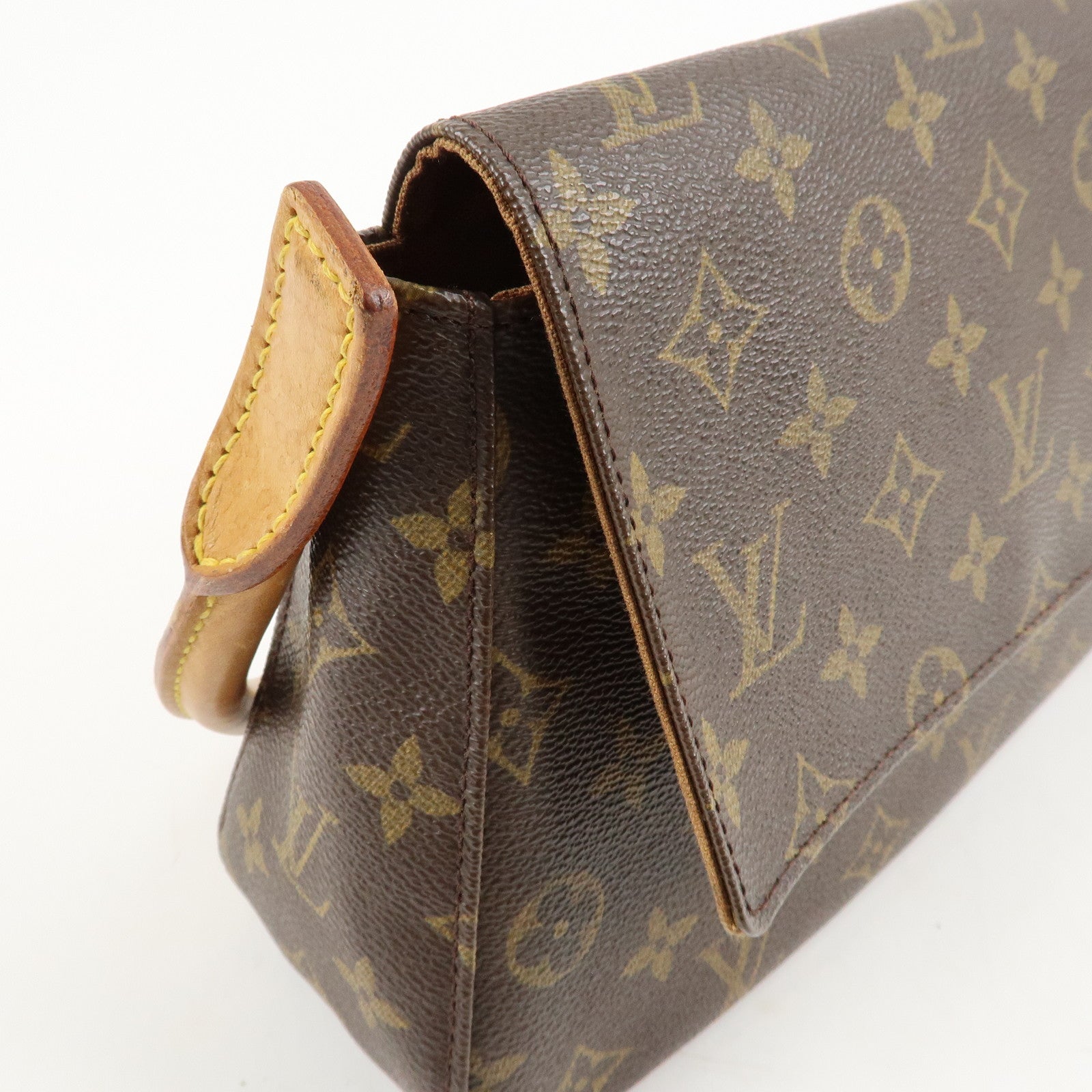 Louis Vuitton Monogram Mini Looping Shoulder Bag Hand Bag M51147 Used