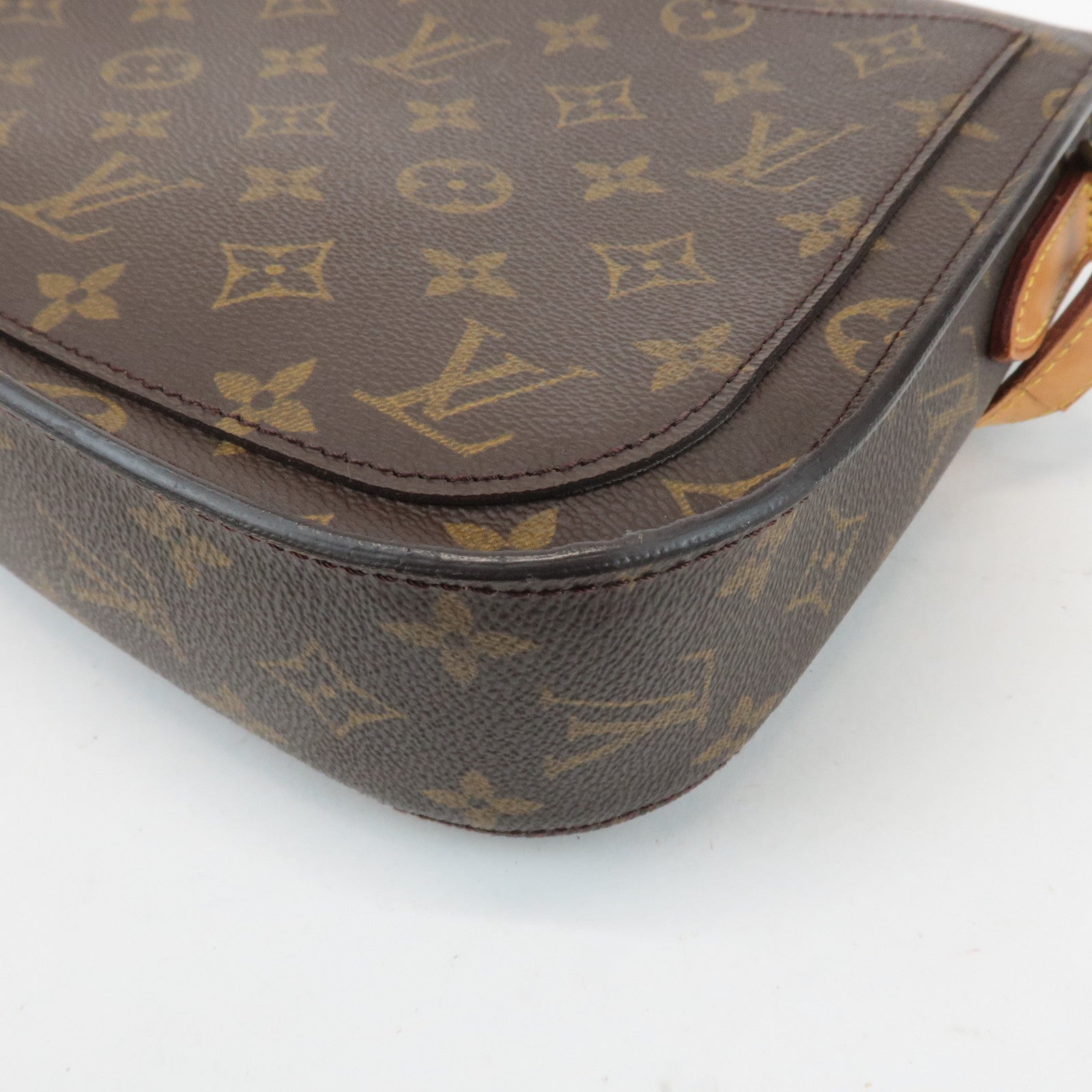 Louis Vuitton Monogram Saint Cloud GM Shoulder Bag Brown M51242 Used