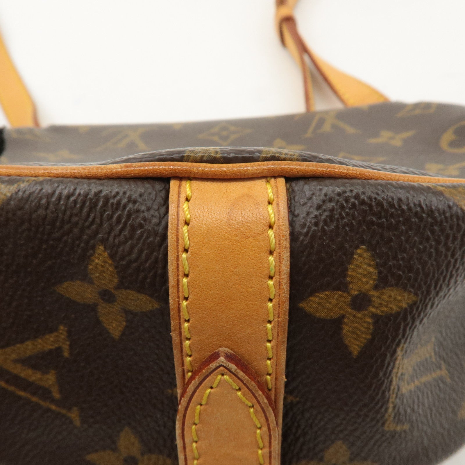 Louis Vuitton Monogram Tambourine Shoulder Bag Brown M51179