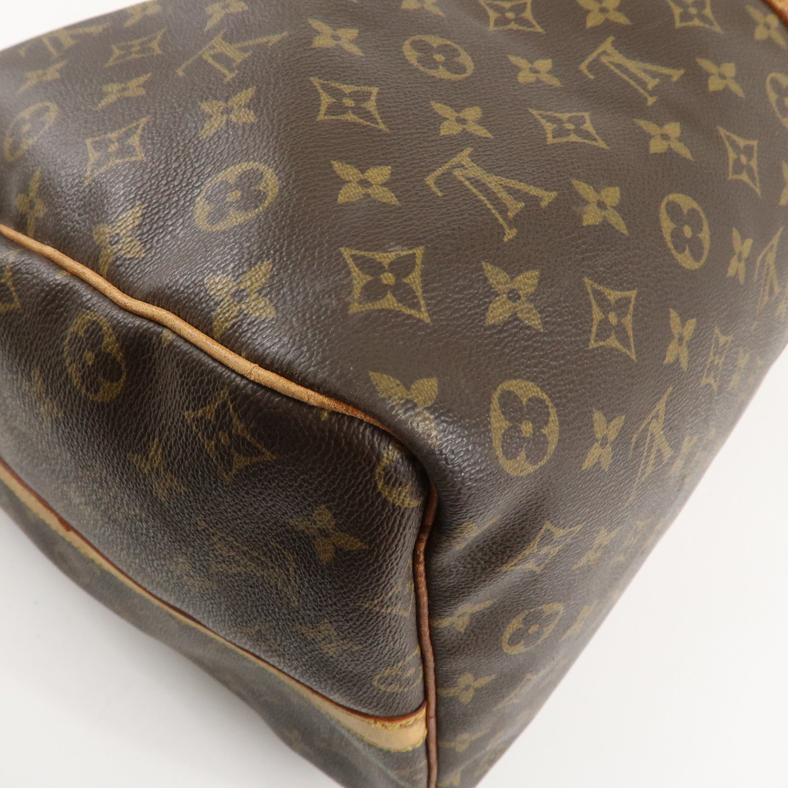 Louis Vuitton Monogram Keep All Bandouliere 60 Bag Brown M41412