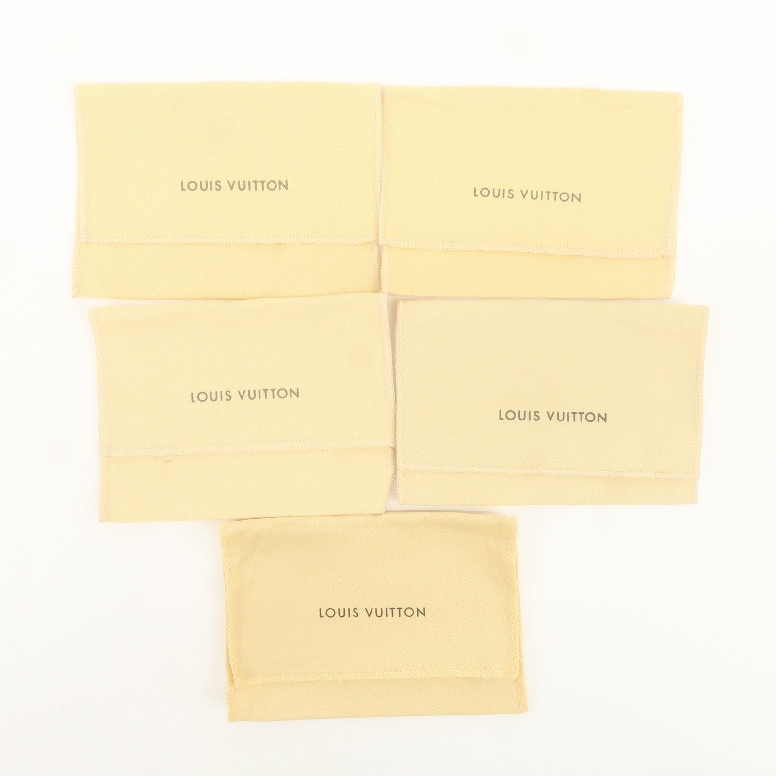 Louis Vuitton Set of 10 Storage Bag Dust Bag New Model Beige