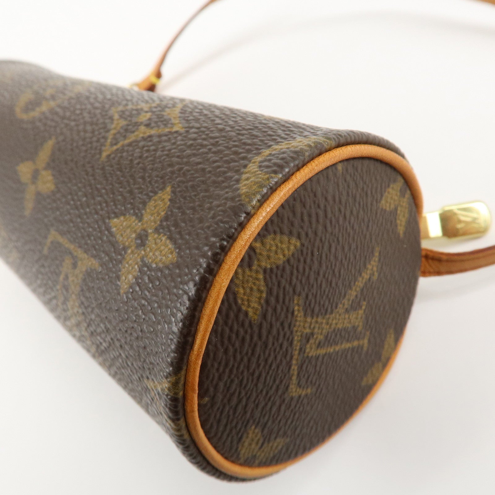 Louis Vuitton Monogram Mini Pouch for Papillon Bag New Style Brown Used