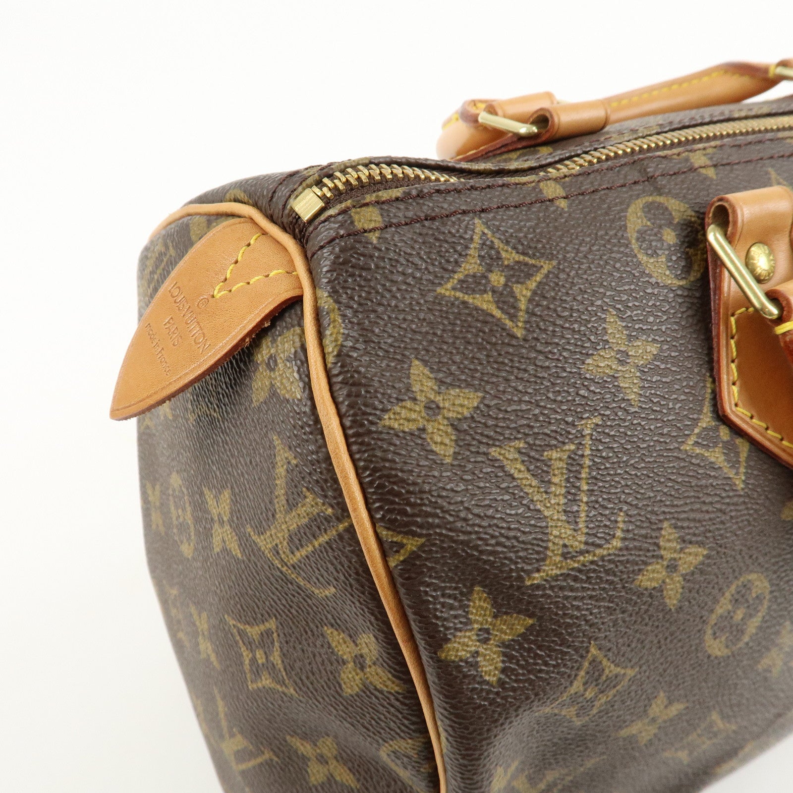 Louis Vuitton Monogram Speedy 30 Hand Bag Boston Bag M41108 Used