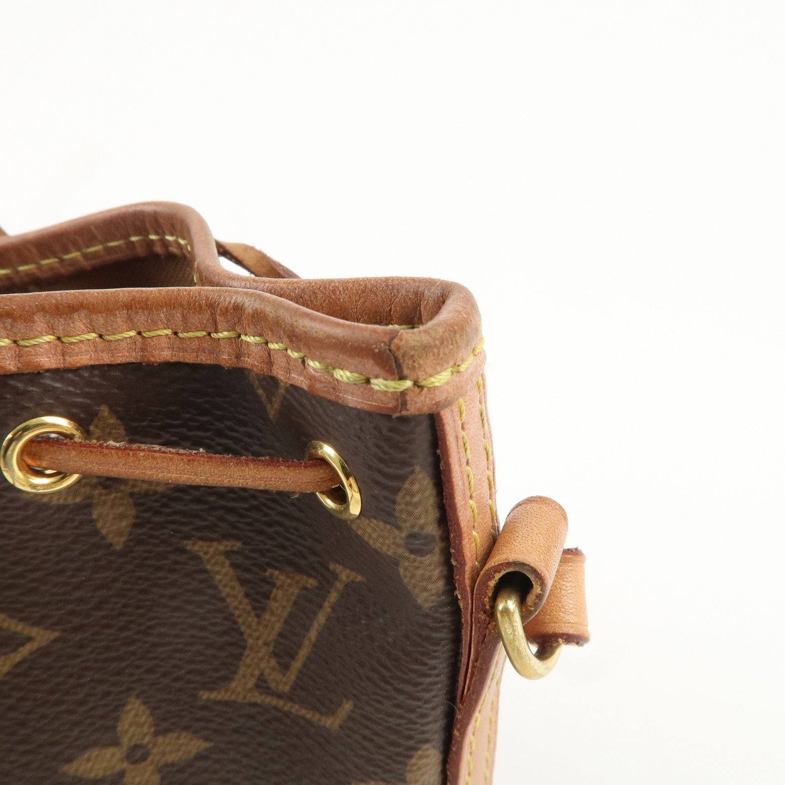 Louis Vuitton Monogram Nano Noe Shoulder Bag Brown M41346