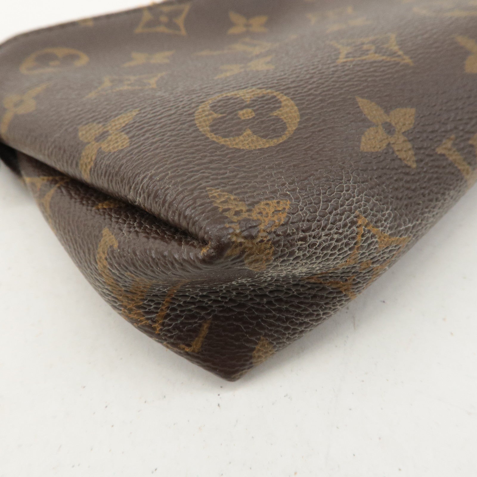 LOUIS VUITTON Monogram Pallas Clutch 2Way Shoulder Bag Noir M41639