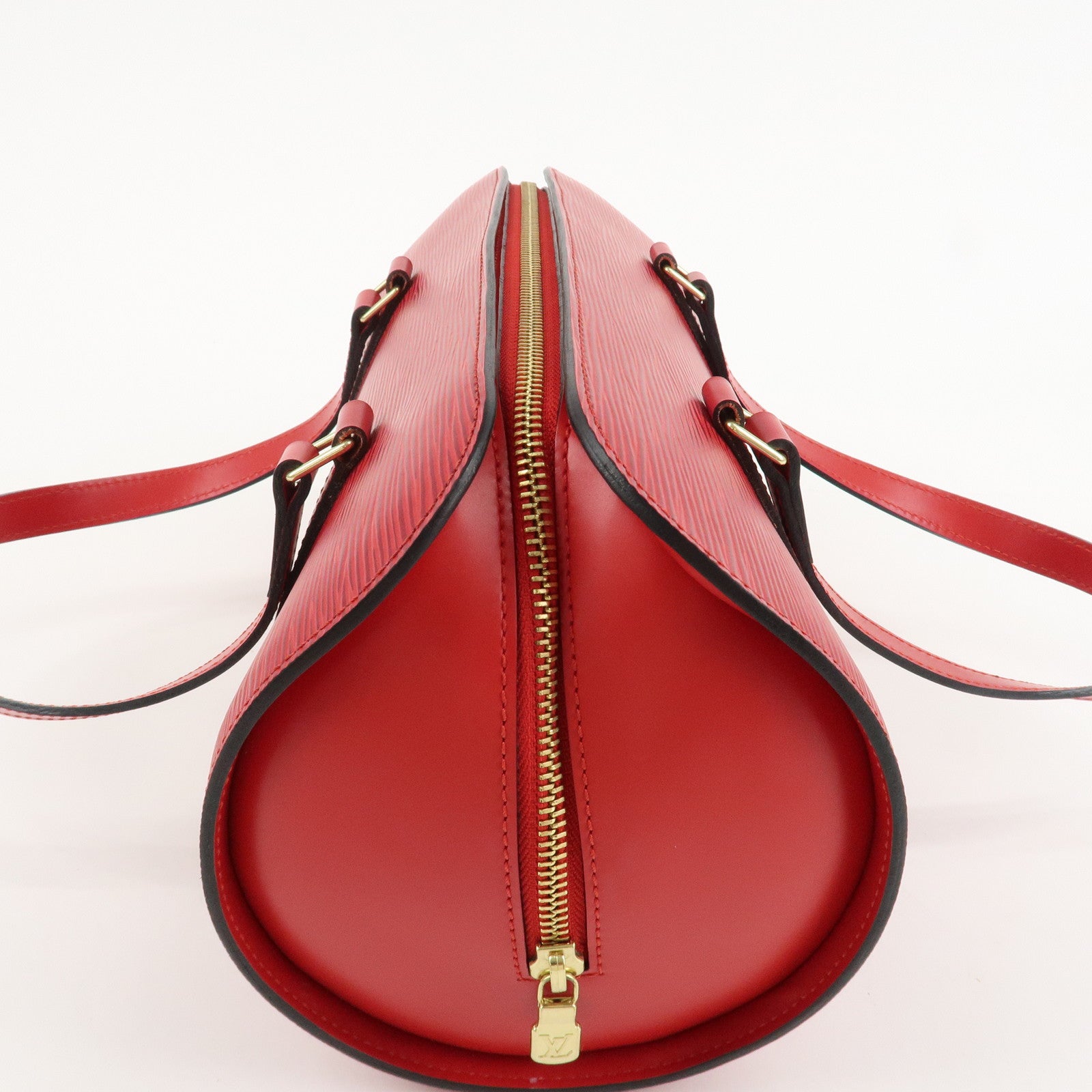 Louis Vuitton Epi Soufflot Hand Bag Castillian Red M52227 Used