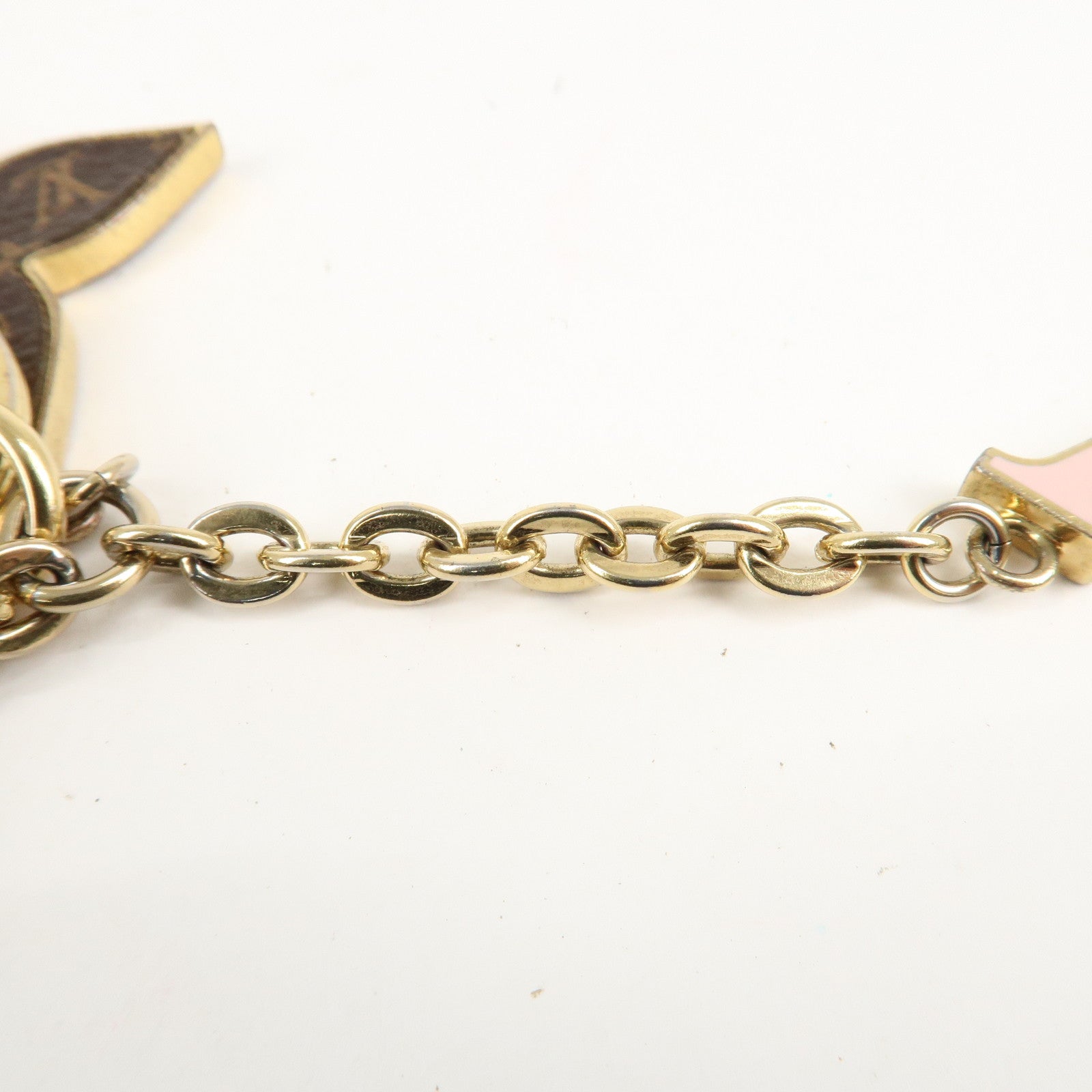 Louis Vuitton Porte Cles Spring Street Bag Charm Gold M69008 Used