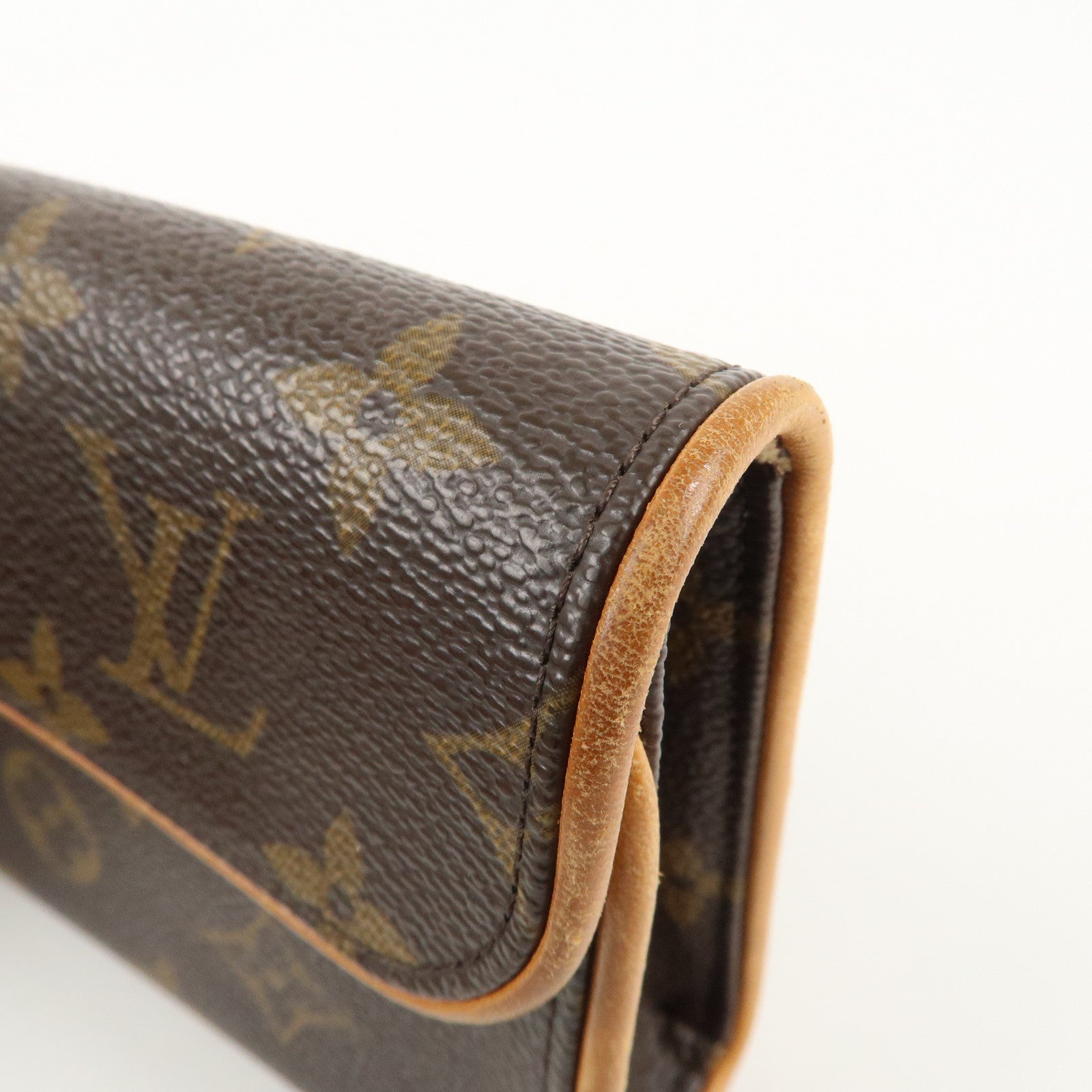 Louis Vuitton Monogram Pochette Florentine Waist Bag Belt XS M51855