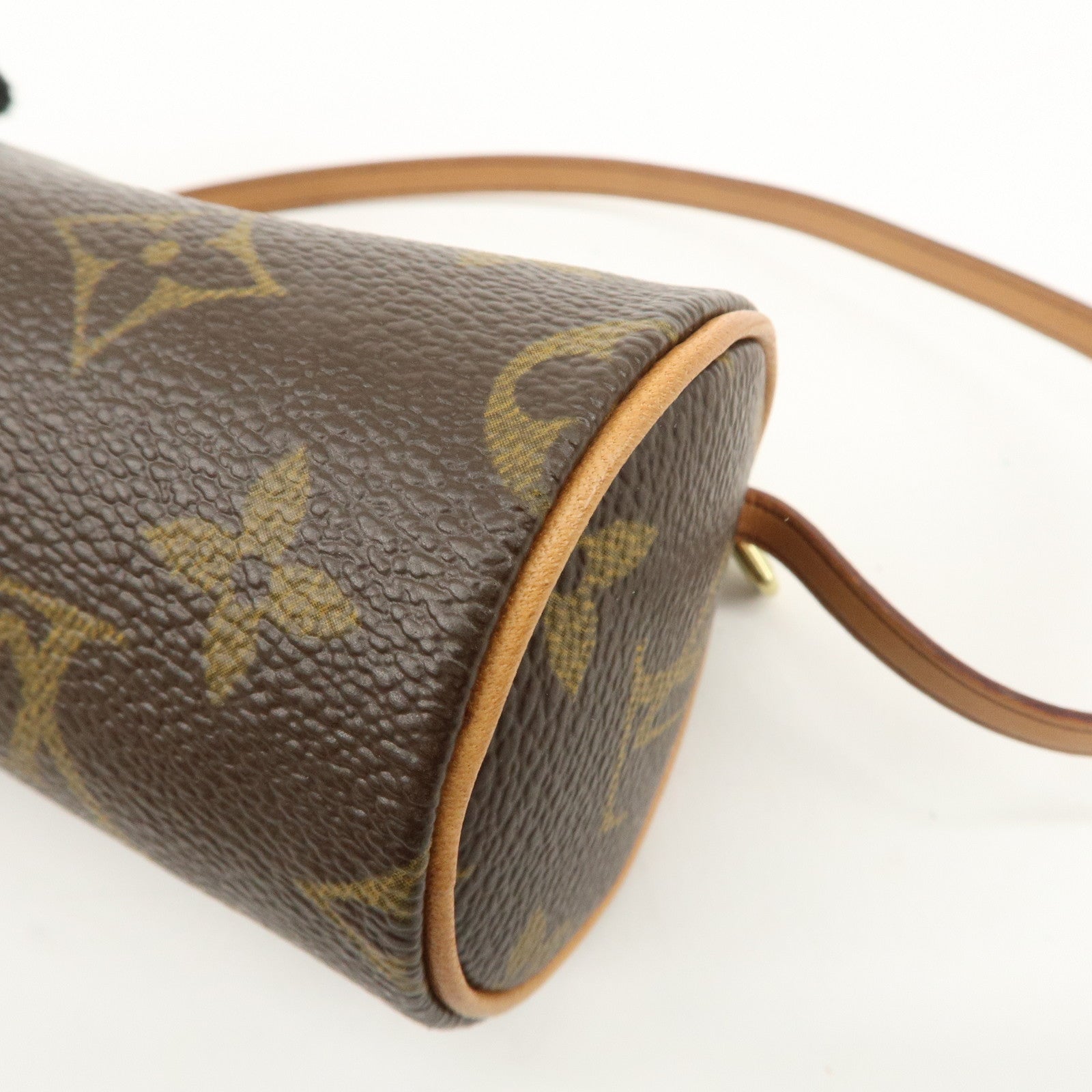 Louis Vuitton Monogram Pouch for Papillon Bag Hand Bag Brown Used