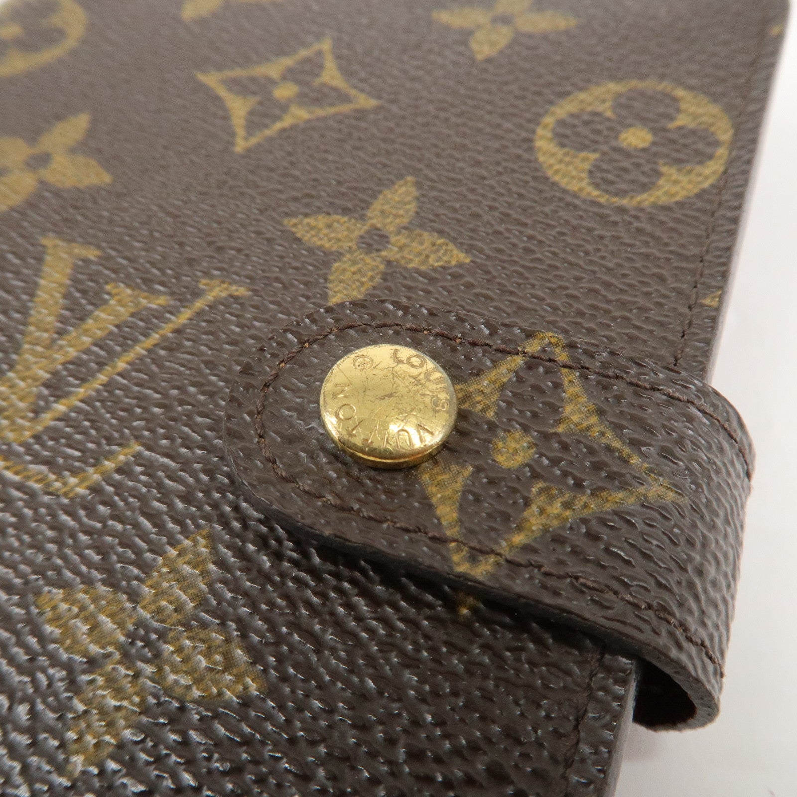 Louis Vuitton Monogram Agenda PM Planner Cover R20005 Used