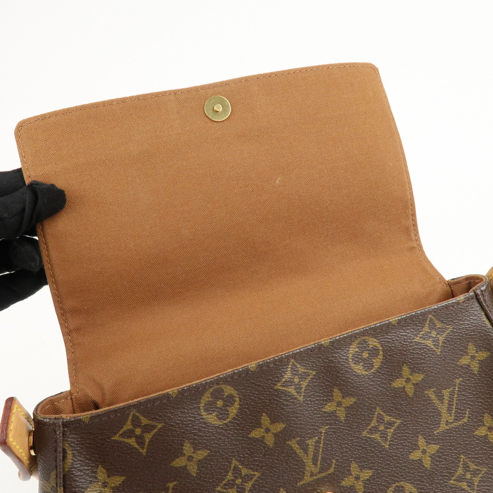 Louis Vuitton Monogram Mini Looping Shoulder Bag Hand Bag M51147 Used