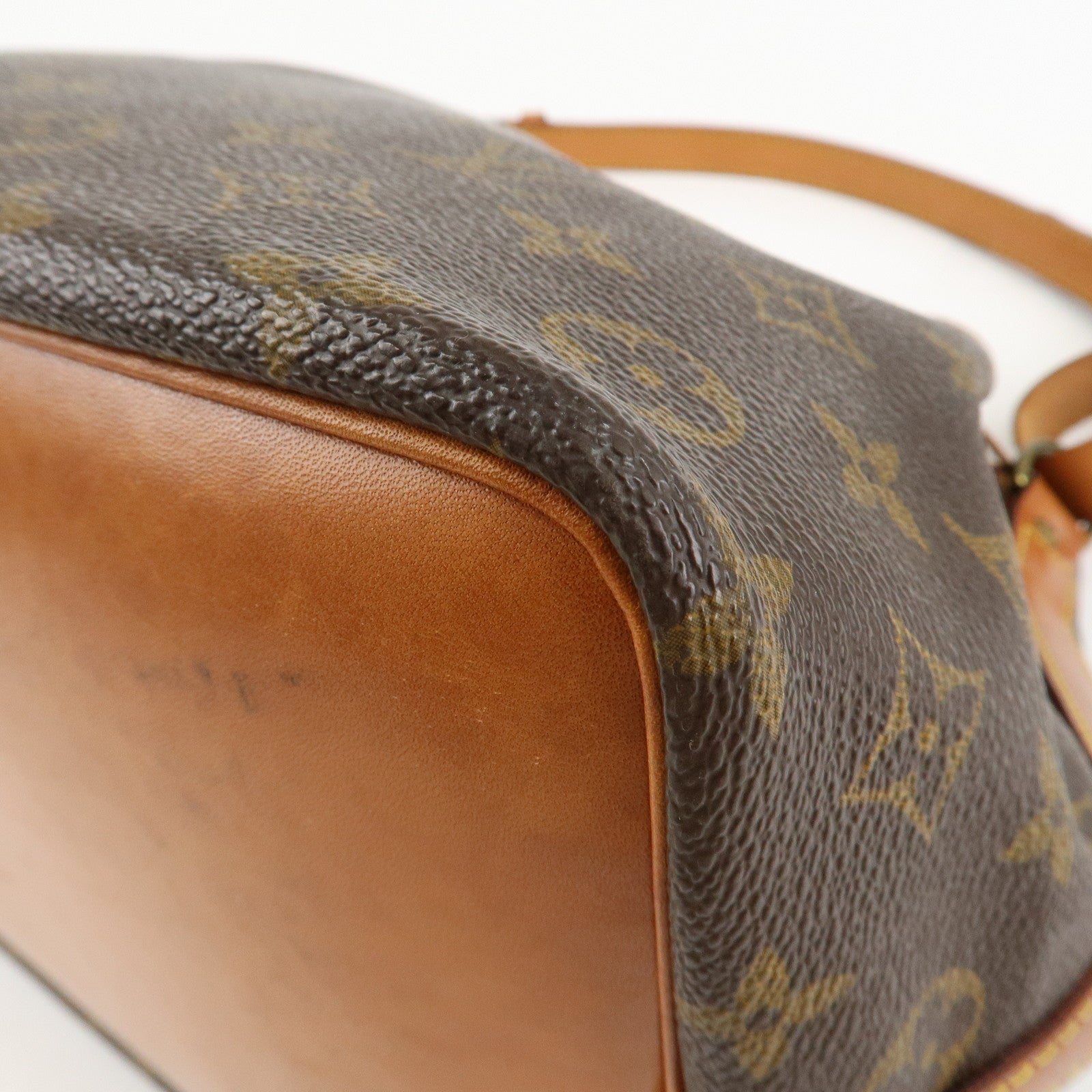 Louis Vuitton Monogram Petit Noe Shoulder Bag Brown M42226 Used