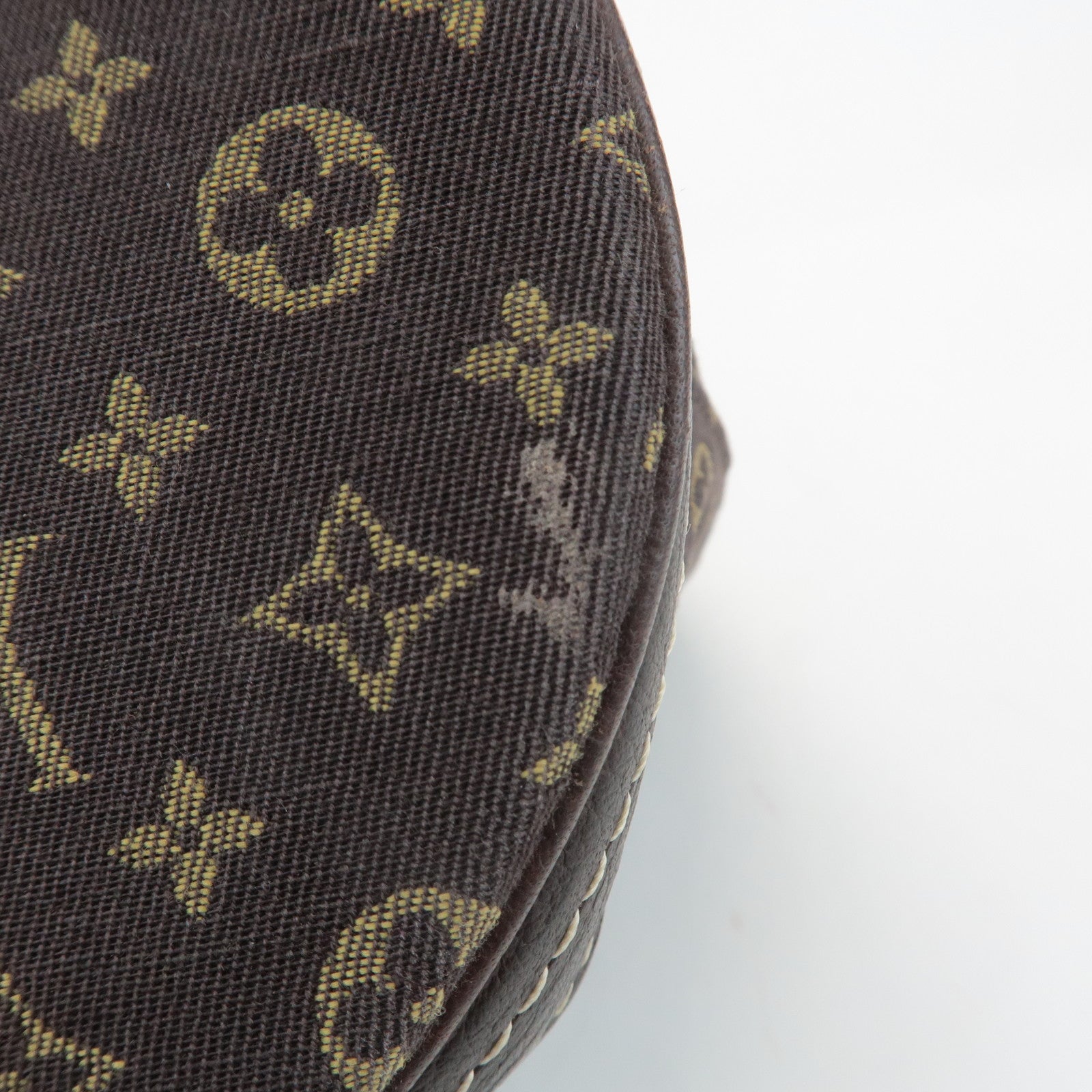 Louis Vuitton Monogram Mini Lin Bucket PM Shoulder Bag M95226 Used