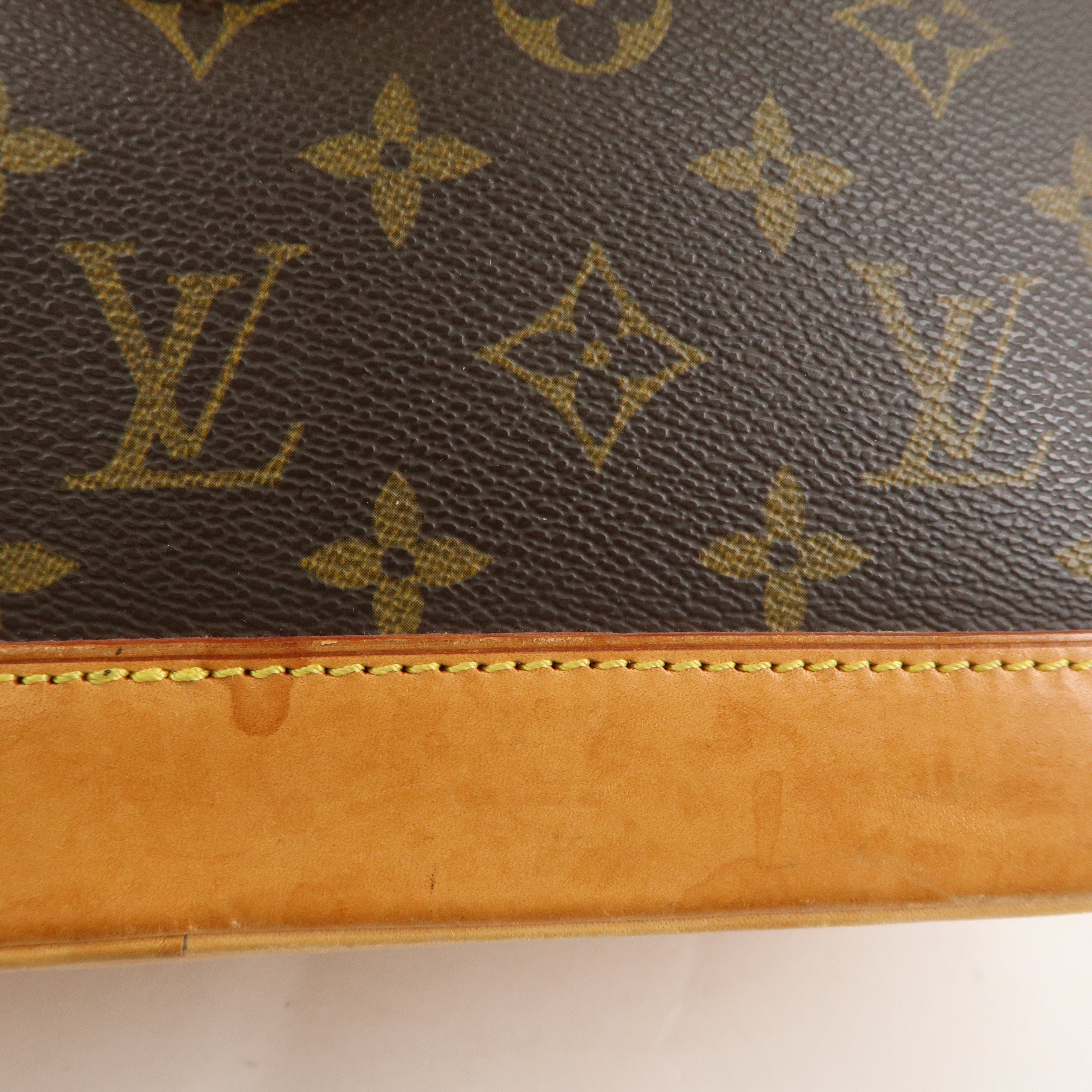 Louis Vuitton Monogram Alma Hand Bag Brown M51130