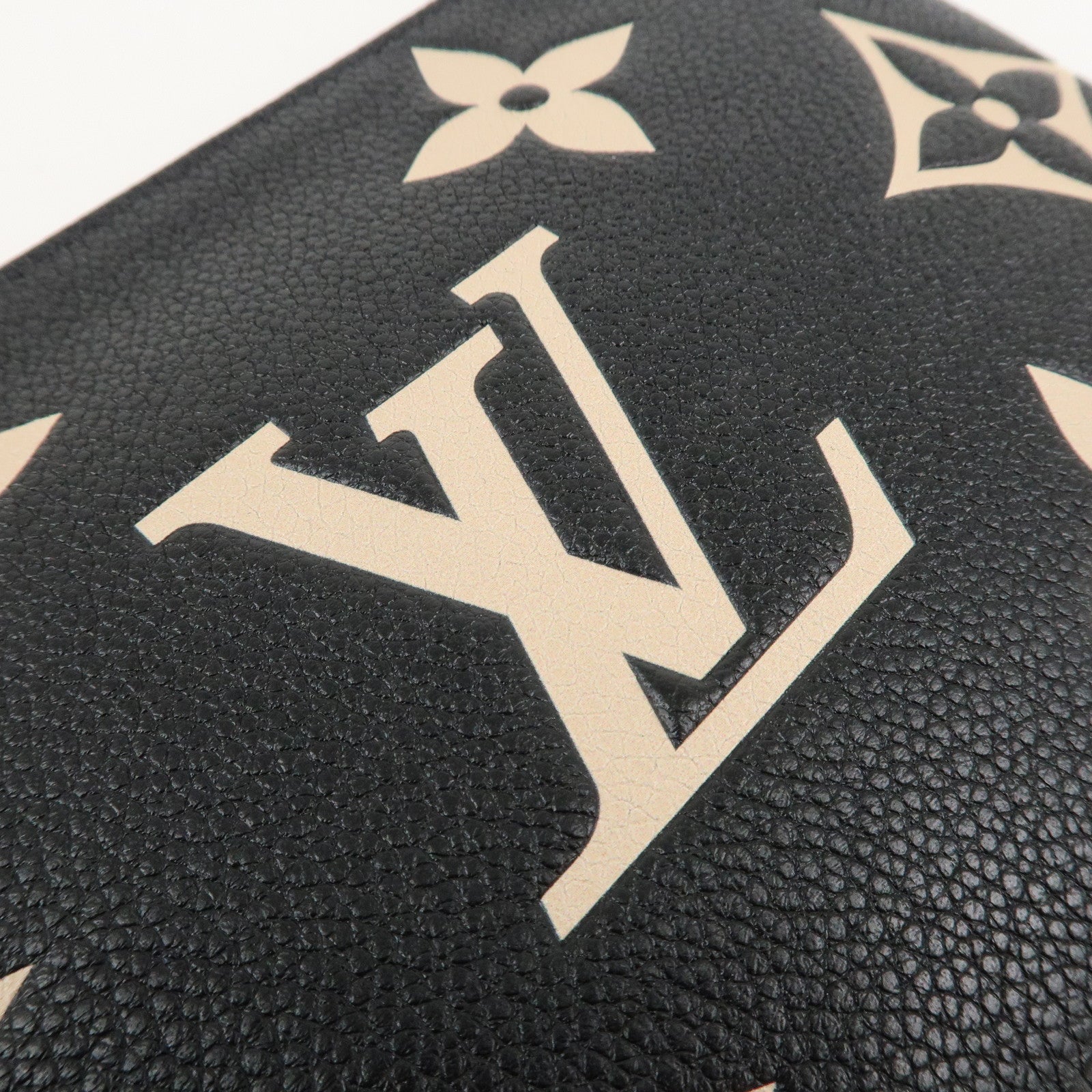 Louis Vuitton Monogram Empreinte Bicolor Pochette Double Zip Used