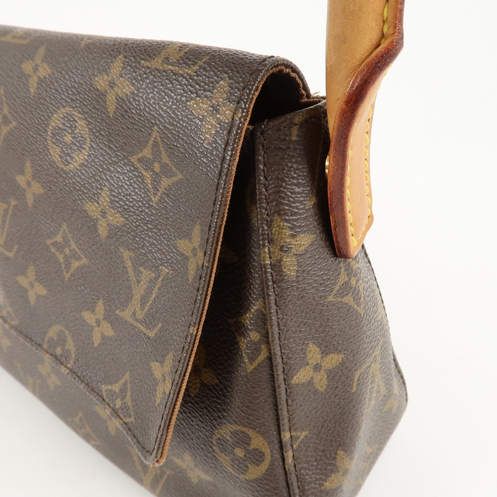 Louis Vuitton Monogram Mini Looping Shoulder Bag Hand Bag M51147 Used