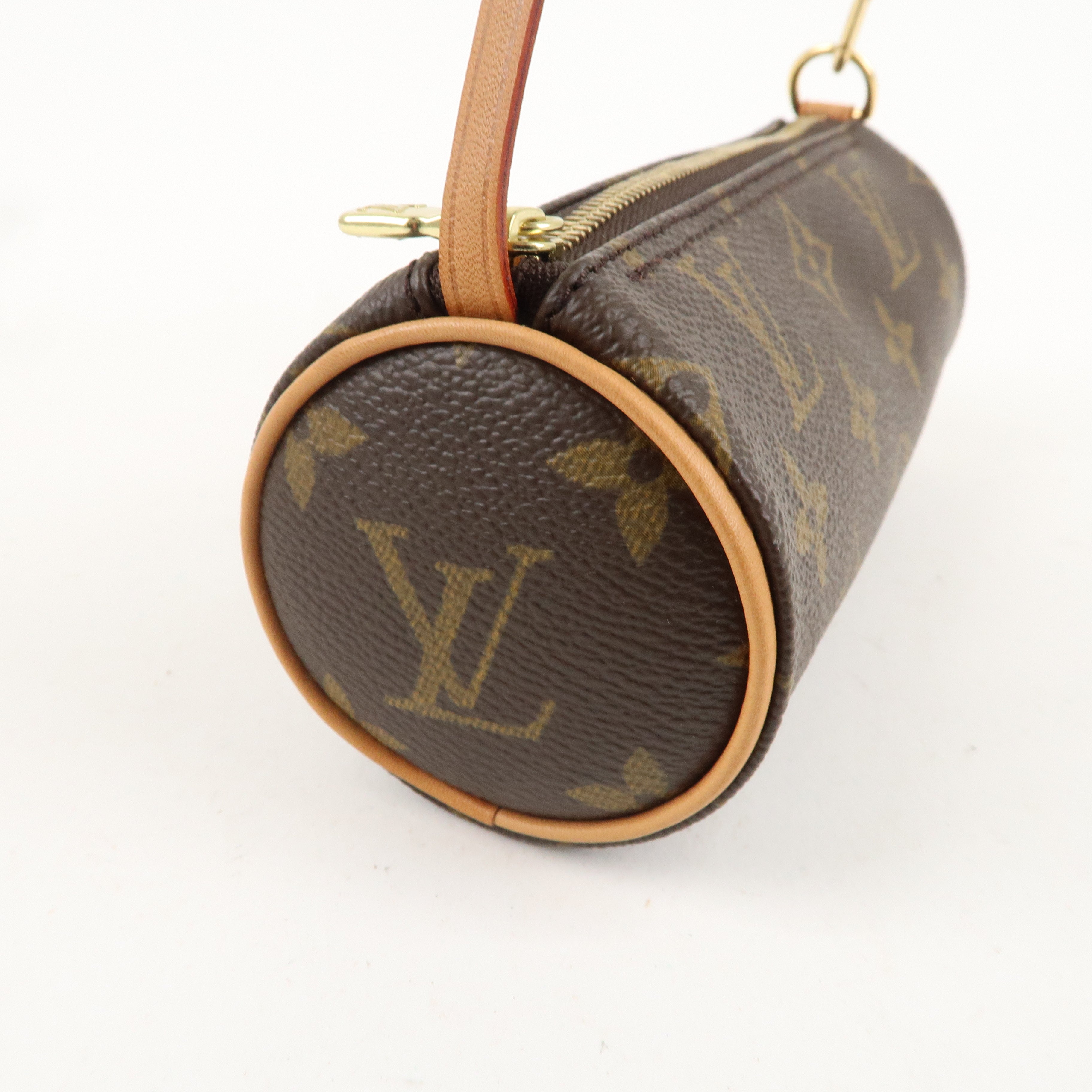 Louis Vuitton Monogram Mini Pouch for Papillon Hand Bag Brown