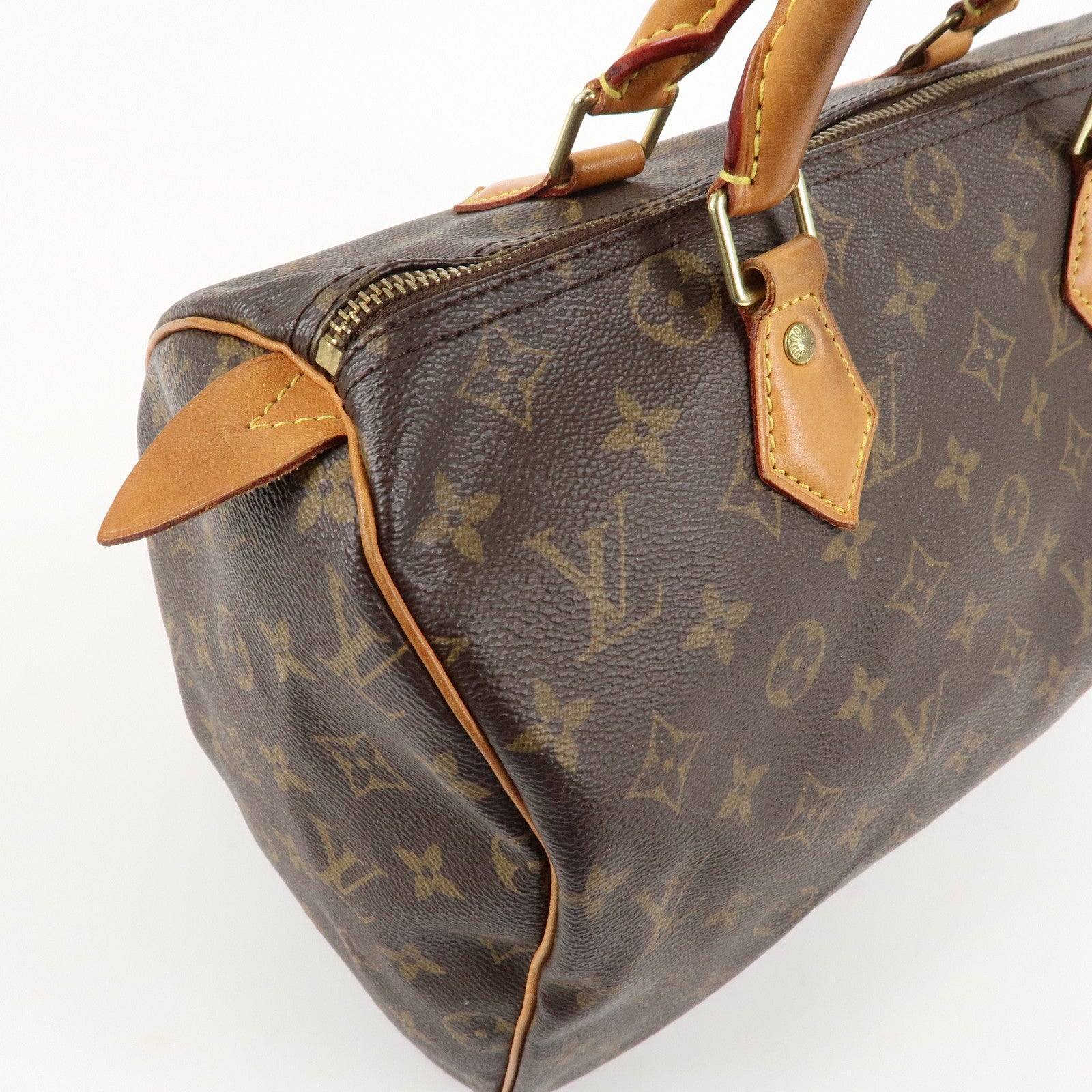 Louis Vuitton Monogram Speedy 30 Hand Bag Boston Bag M41108 Used