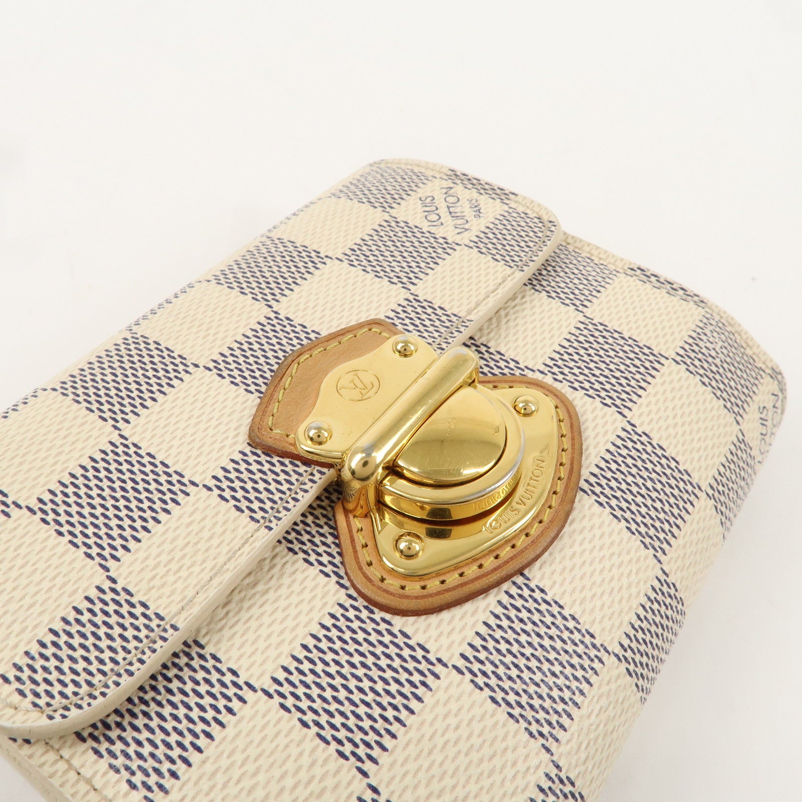 Louis Vuitton Damier Azur Portefeuille Joy Tri-fold Wallet N60030