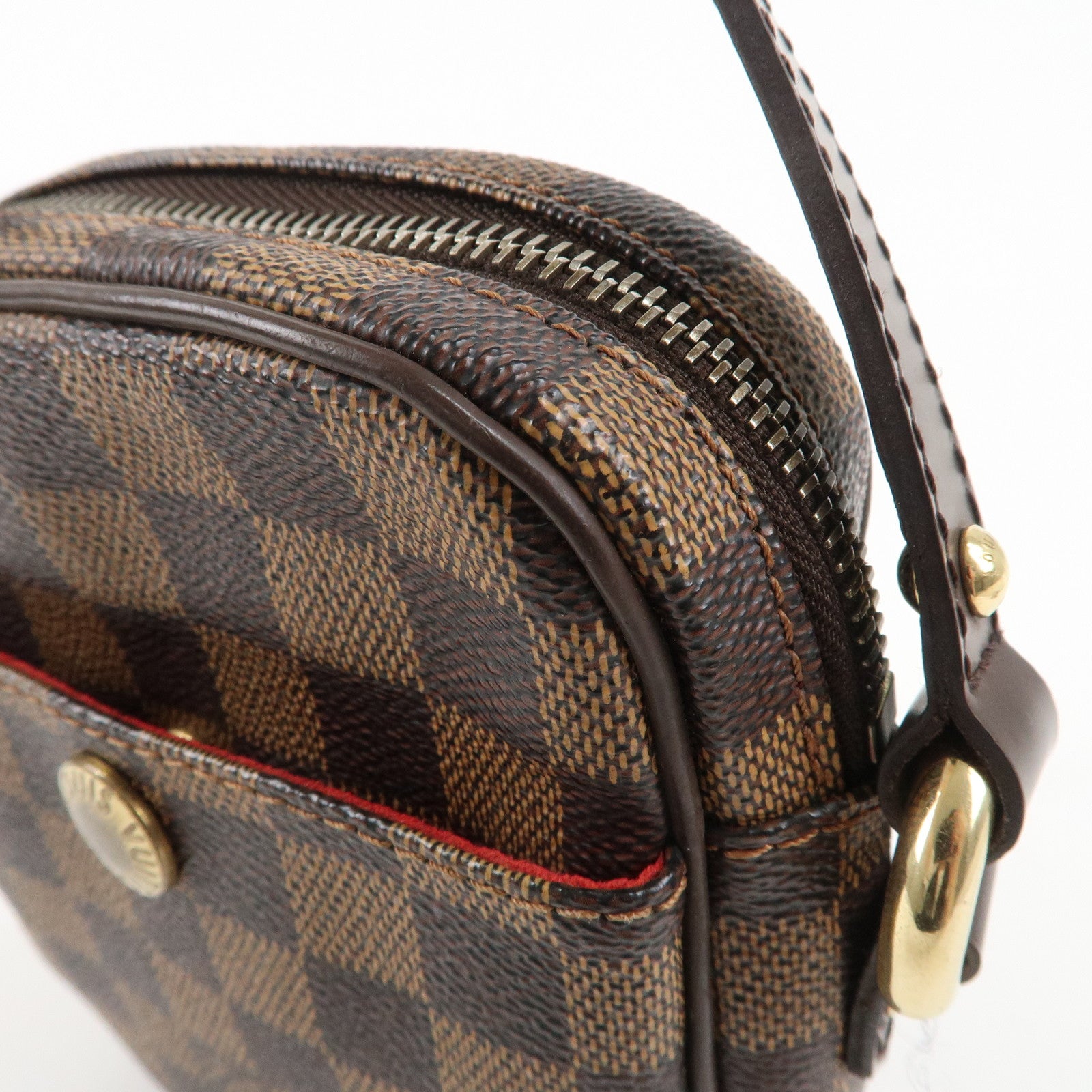 Louis Vuitton Damier Rift Shoulder Bag Brown N60009