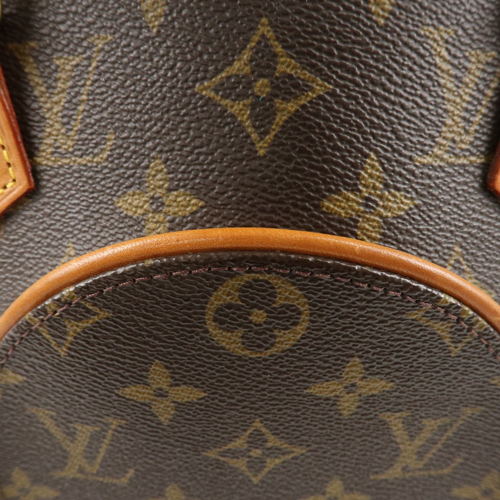 Louis Vuitton Monogram Ellipse MM Hand Bag Brown M51127 Used