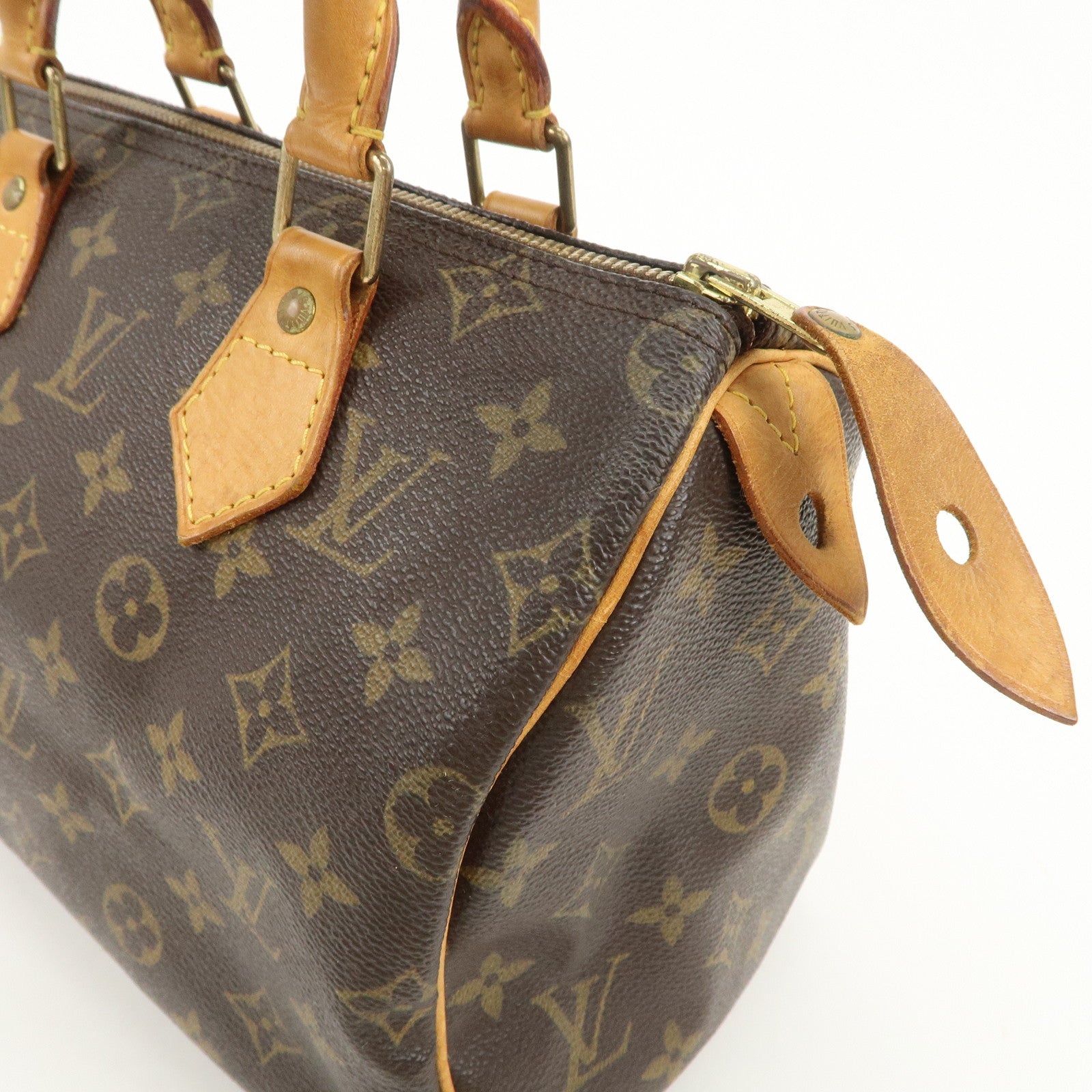 Louis Vuitton Monogram Speedy 25 Hand Bag Boston Bag M41528 Used