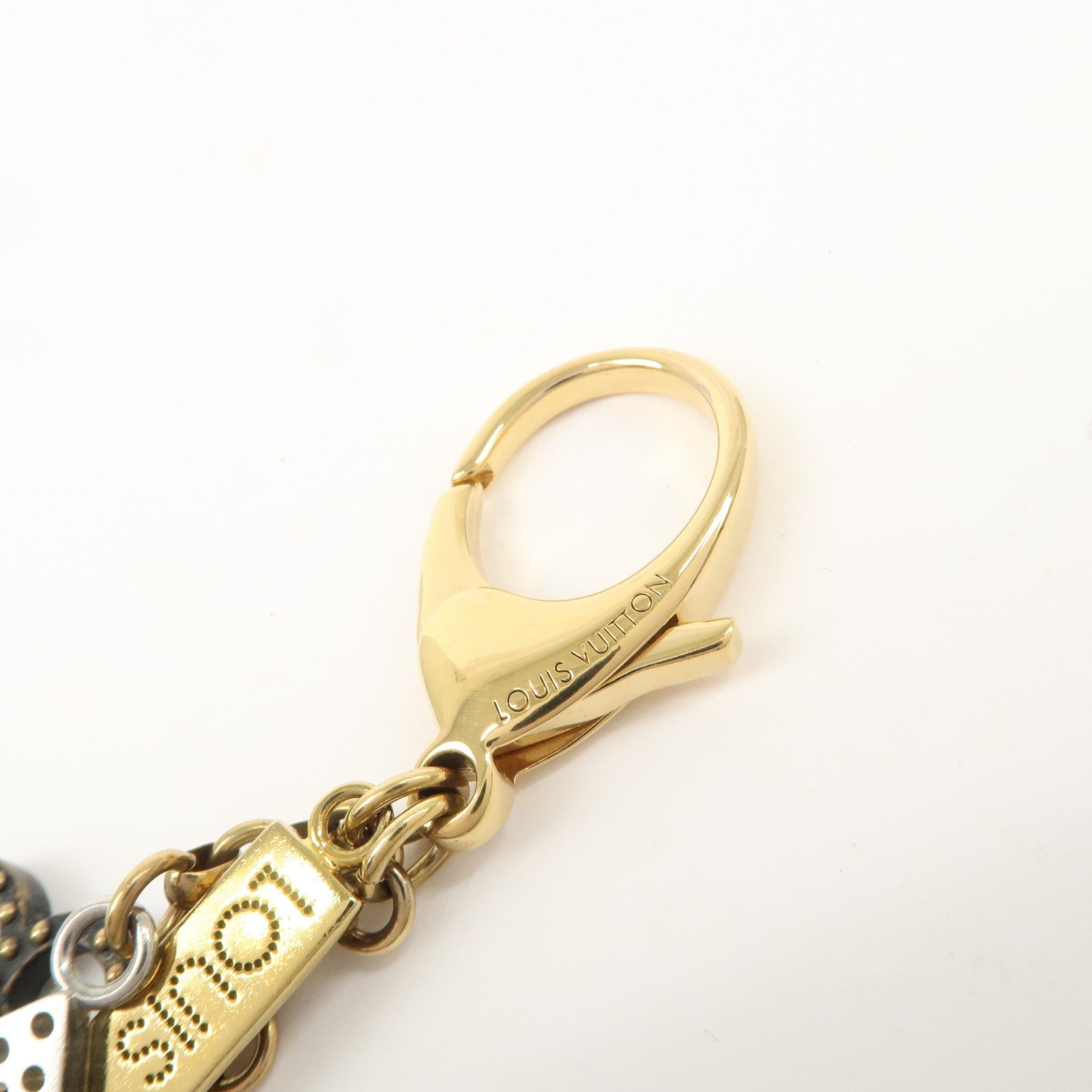 Louis Vuitton Bijoux Sac Tapage Bag Charm Gold Silver M66350