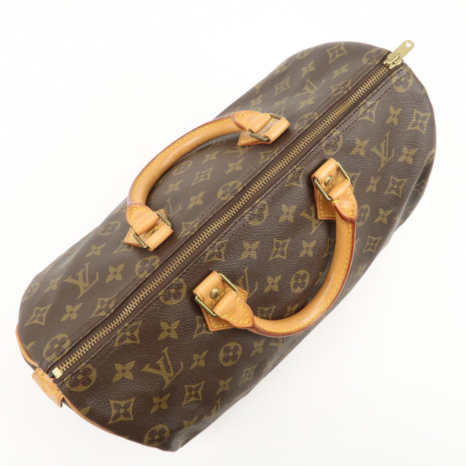 Louis Vuitton Monogram Speedy 35 Hand Bag Boston Bag M41524