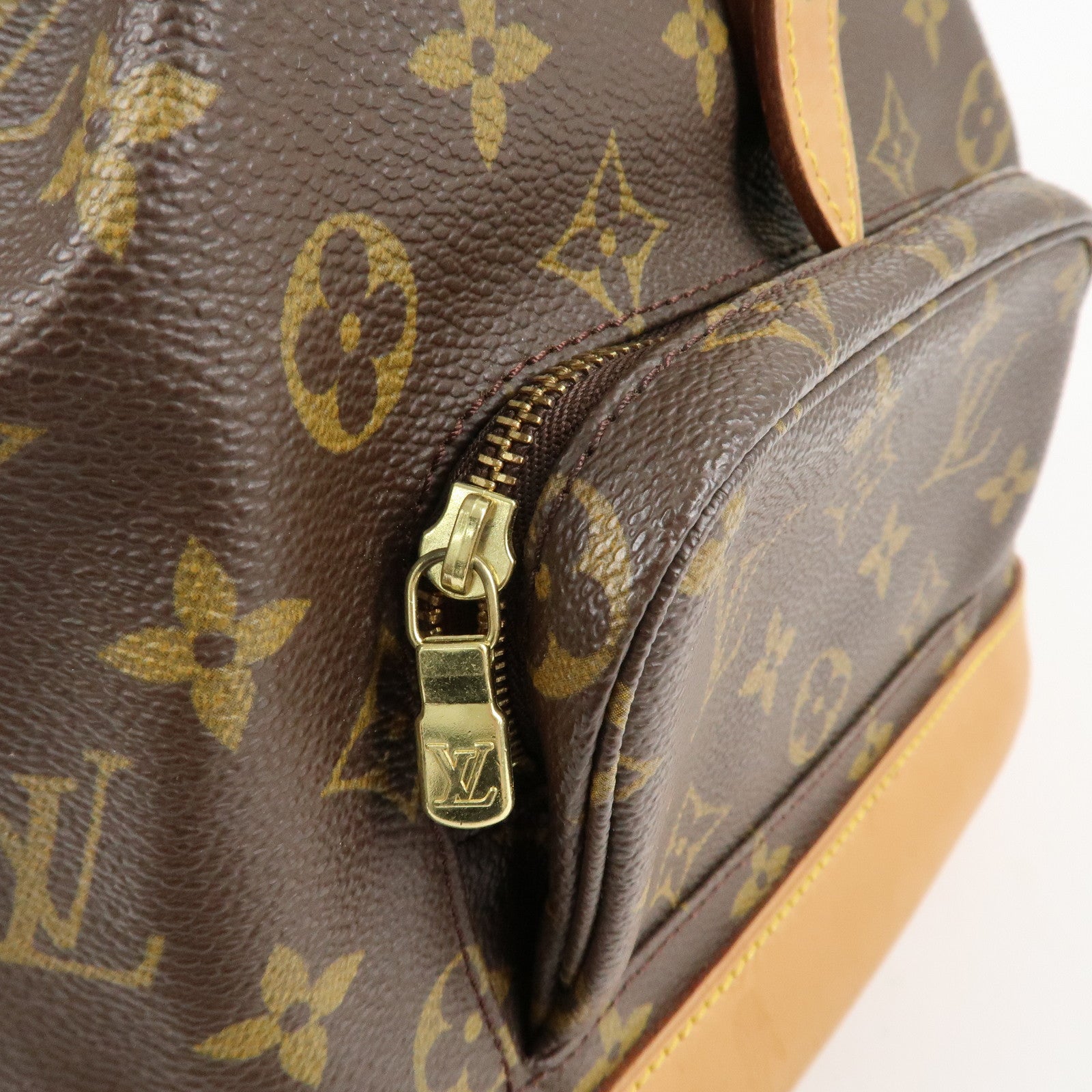 Louis Vuitton Monogram Montsouris MM Back Pack Bag M51136 Used