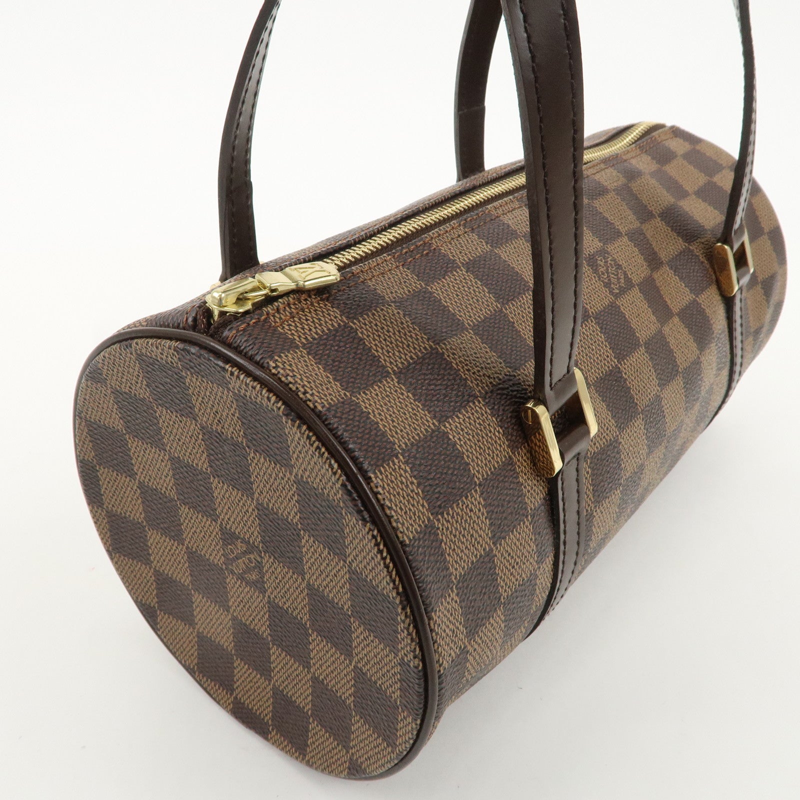 Louis Vuitton Damier Ebene Papillon 26 Hand Bag Brown N51304 Used