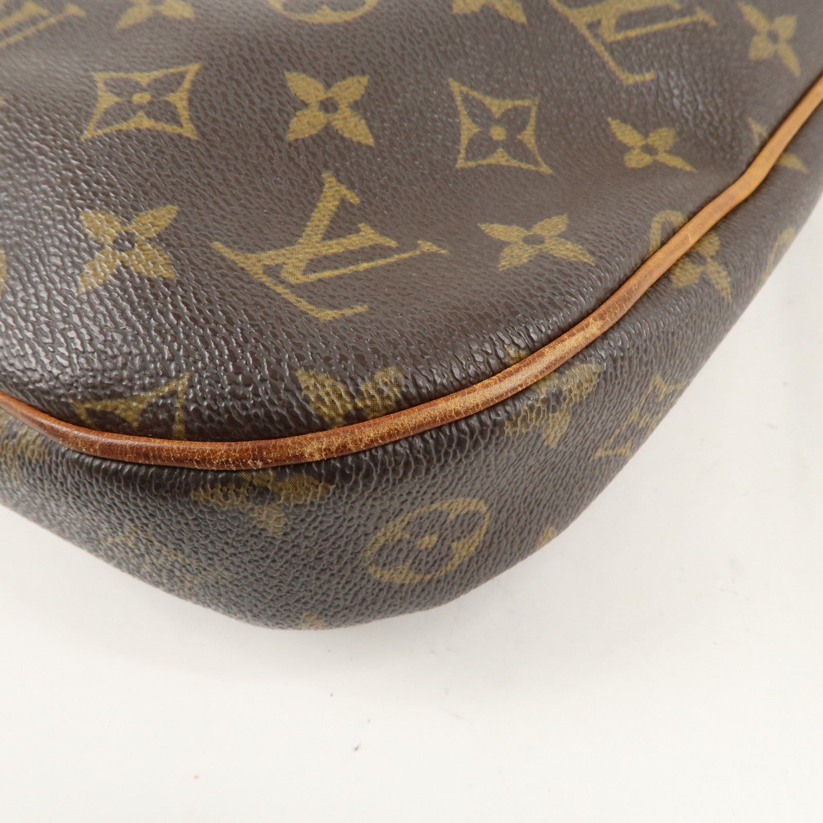 Louis Vuitton Monogram Odeon MM Shoulder Bag Brown M56389