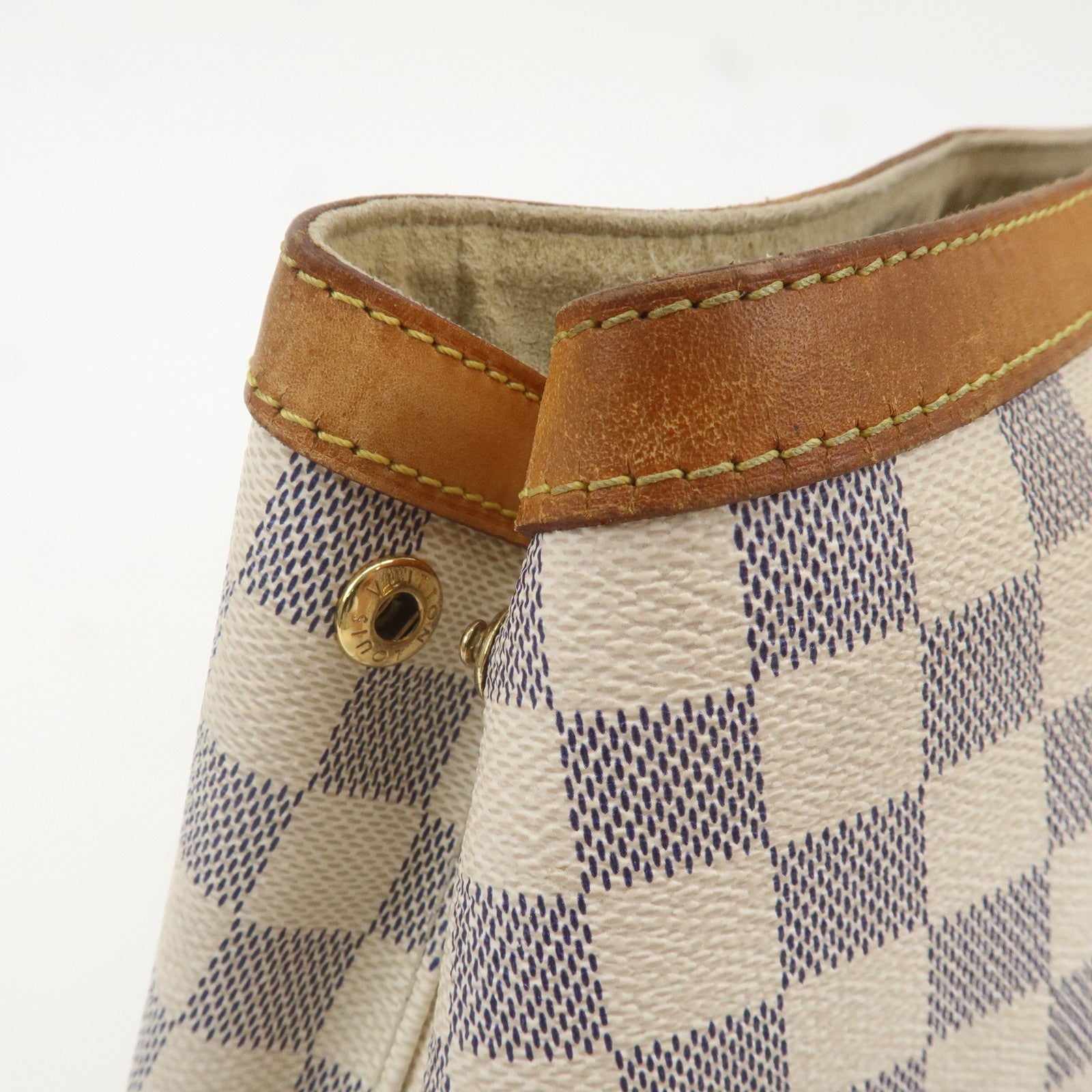 Louis Vuitton Damier Azur Hampstead PM Hand Bag N51207