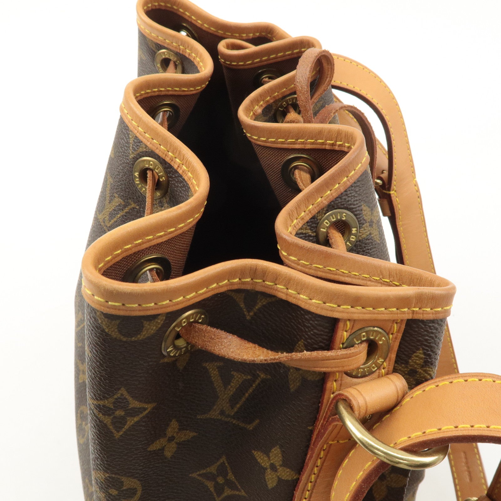 Louis Vuitton Monogram Noe Shoulder Bag Hand Bag Brown M42224