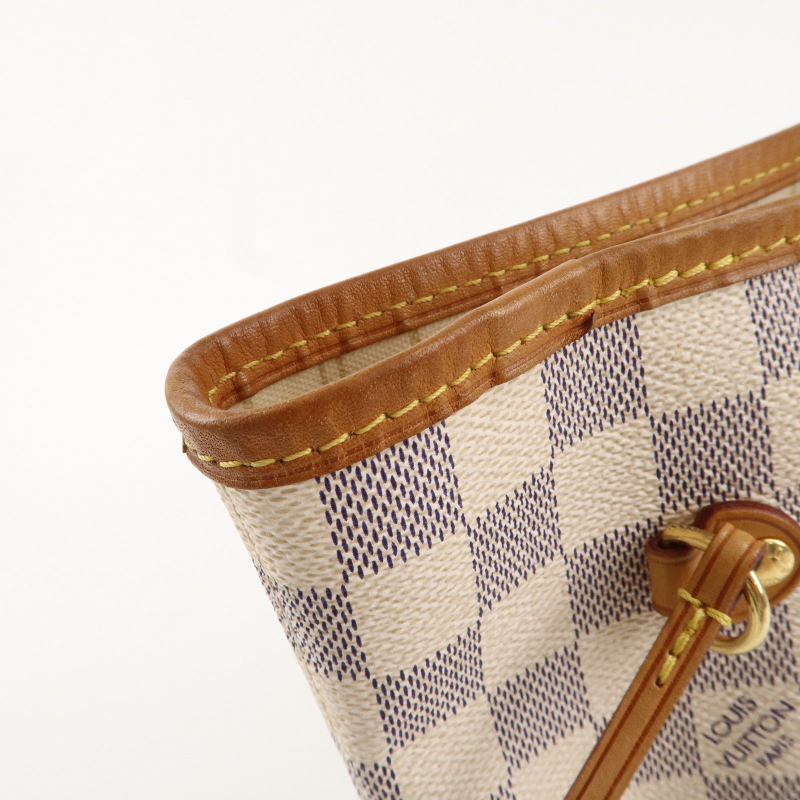 Louis Vuitton Damier Azur Neverfull MM Tote Bag N51107