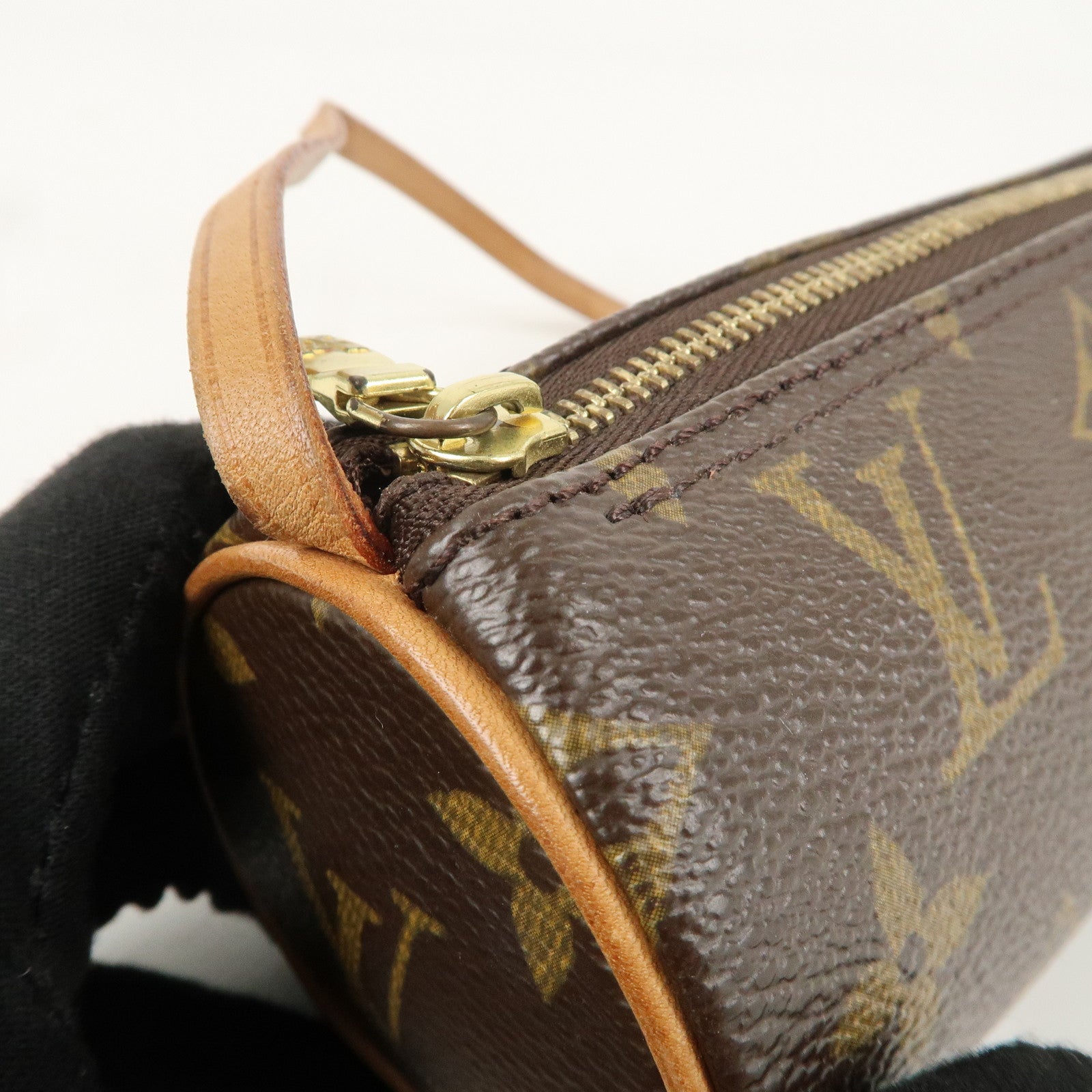 Louis Vuitton Monogram Mini Pouch for Papillon Bag Brown