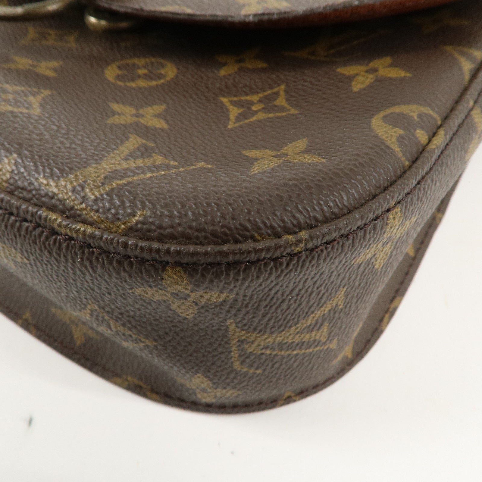 Louis Vuitton Monogram Saint Cloud GM Shoulder Bag Brown M51242