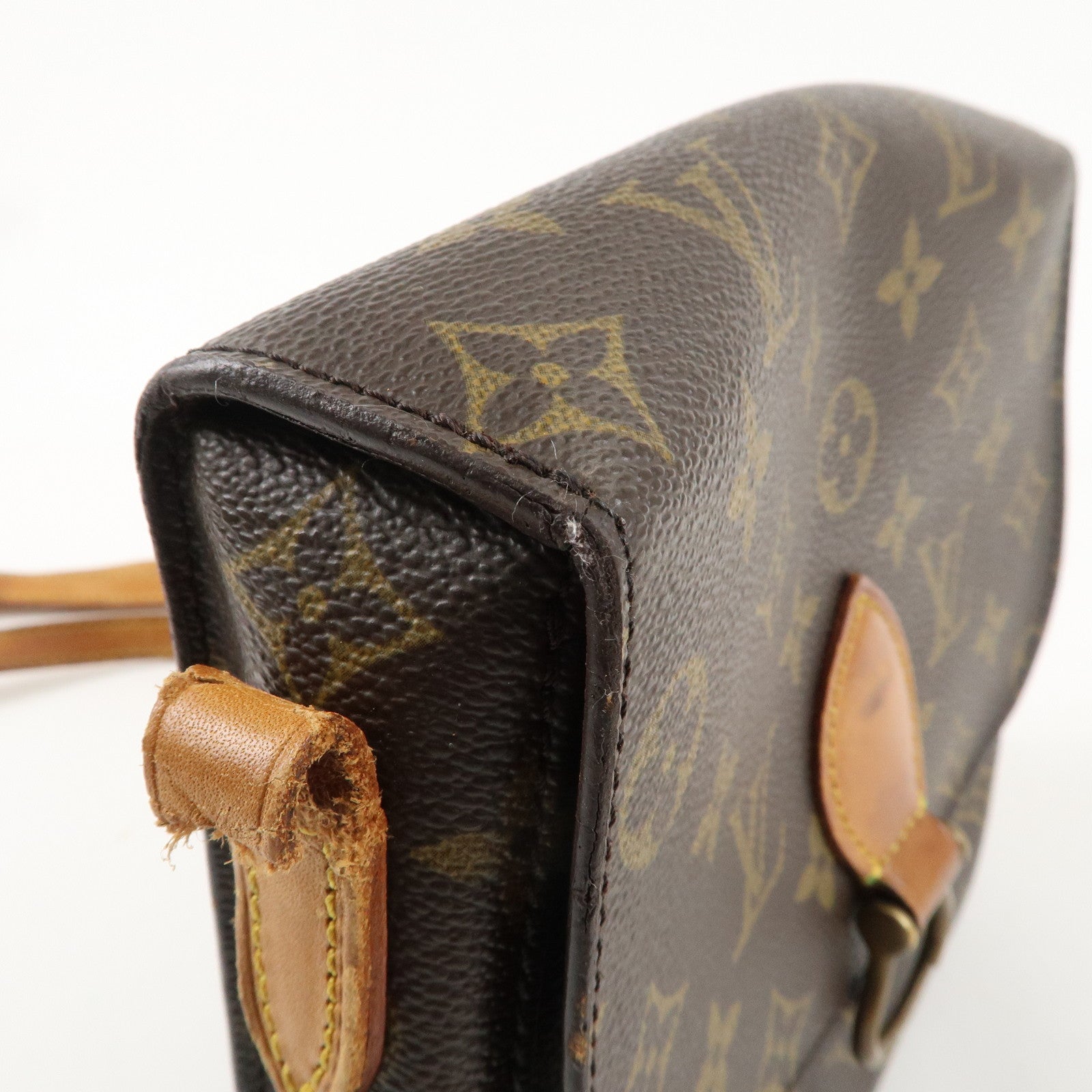 Louis Vuitton Monogram Saint Cloud MM Shoulder Bag Brown M51243