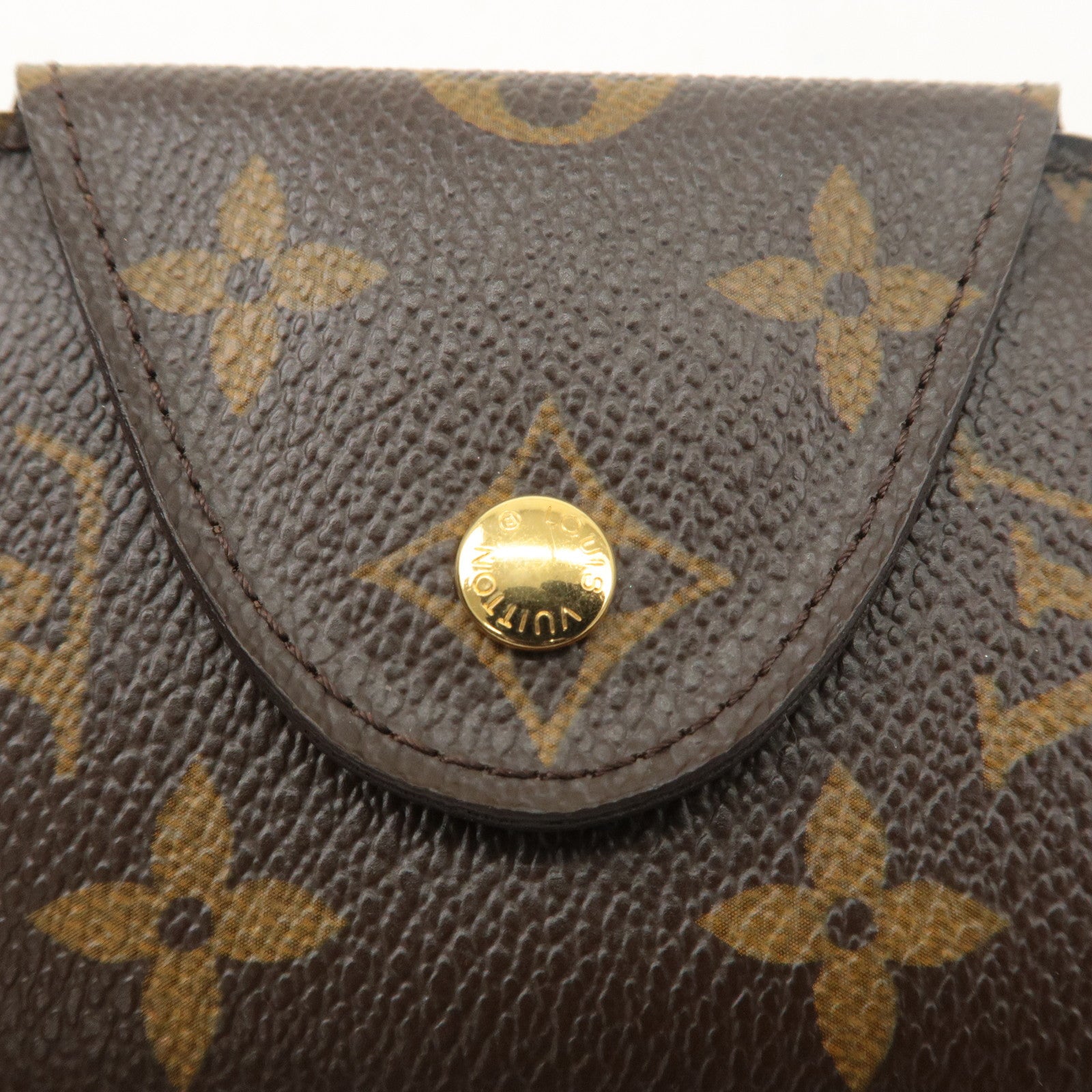 Louis Vuitton Monogram Rond GM Key Case Brown M60116