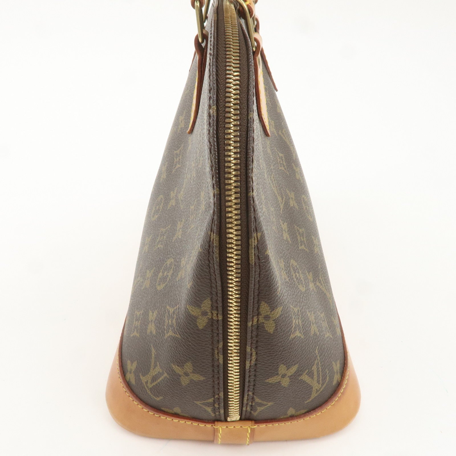 Louis Vuitton Monogram Alma Hand Bag Brown M51130